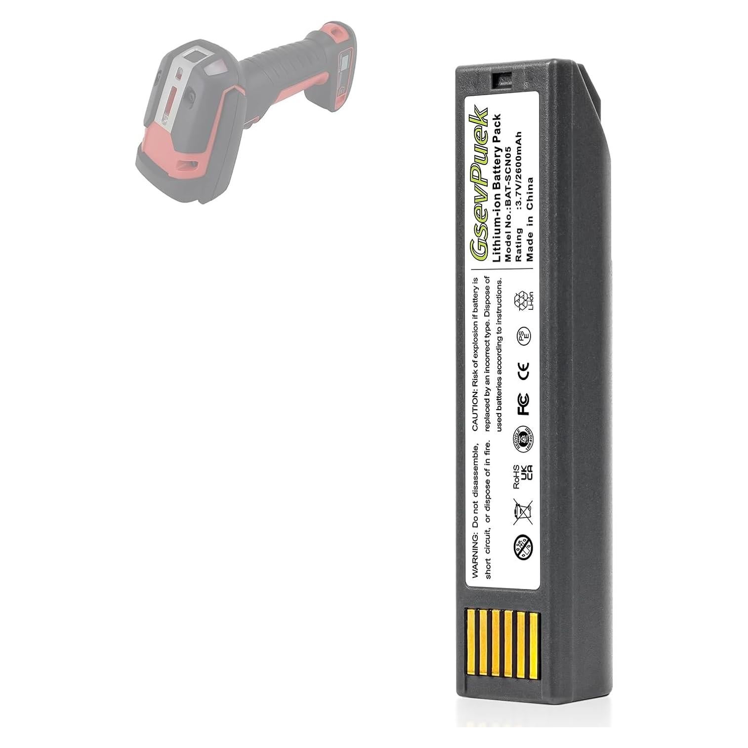Batería de Reemplazo Honeywell BAT-SCN05 2600mAh Li-ion