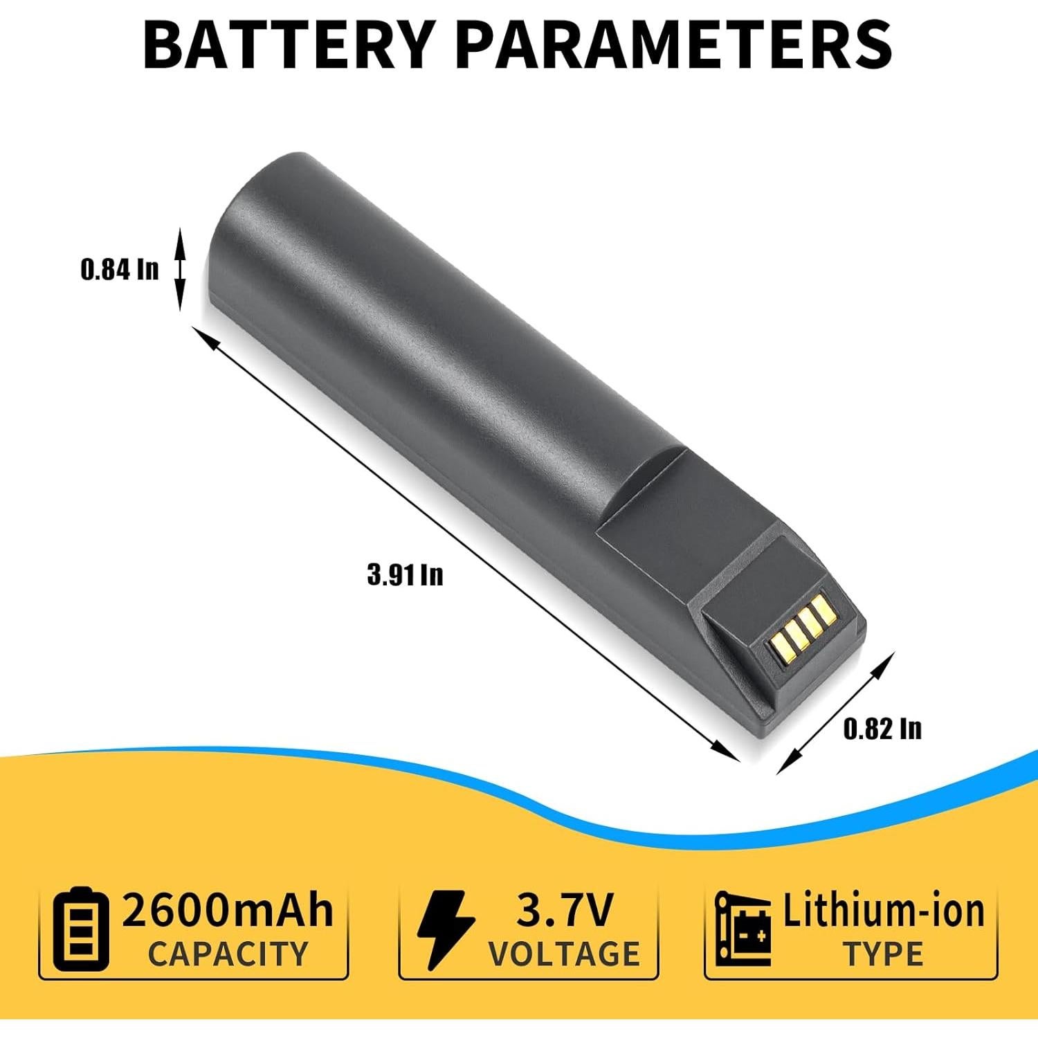 Batería de Reemplazo Honeywell BAT-SCN05 2600mAh Li-ion