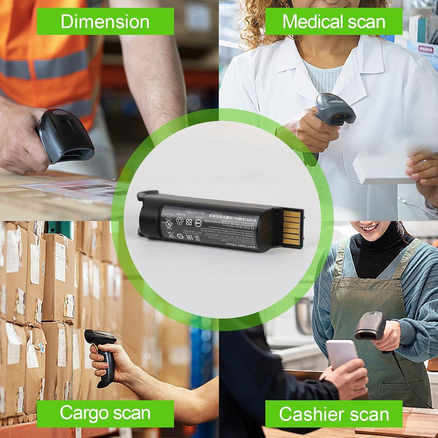 Batería de Reemplazo 2600mAh EGOWAY para Escáner Zebra DS22 DS2278