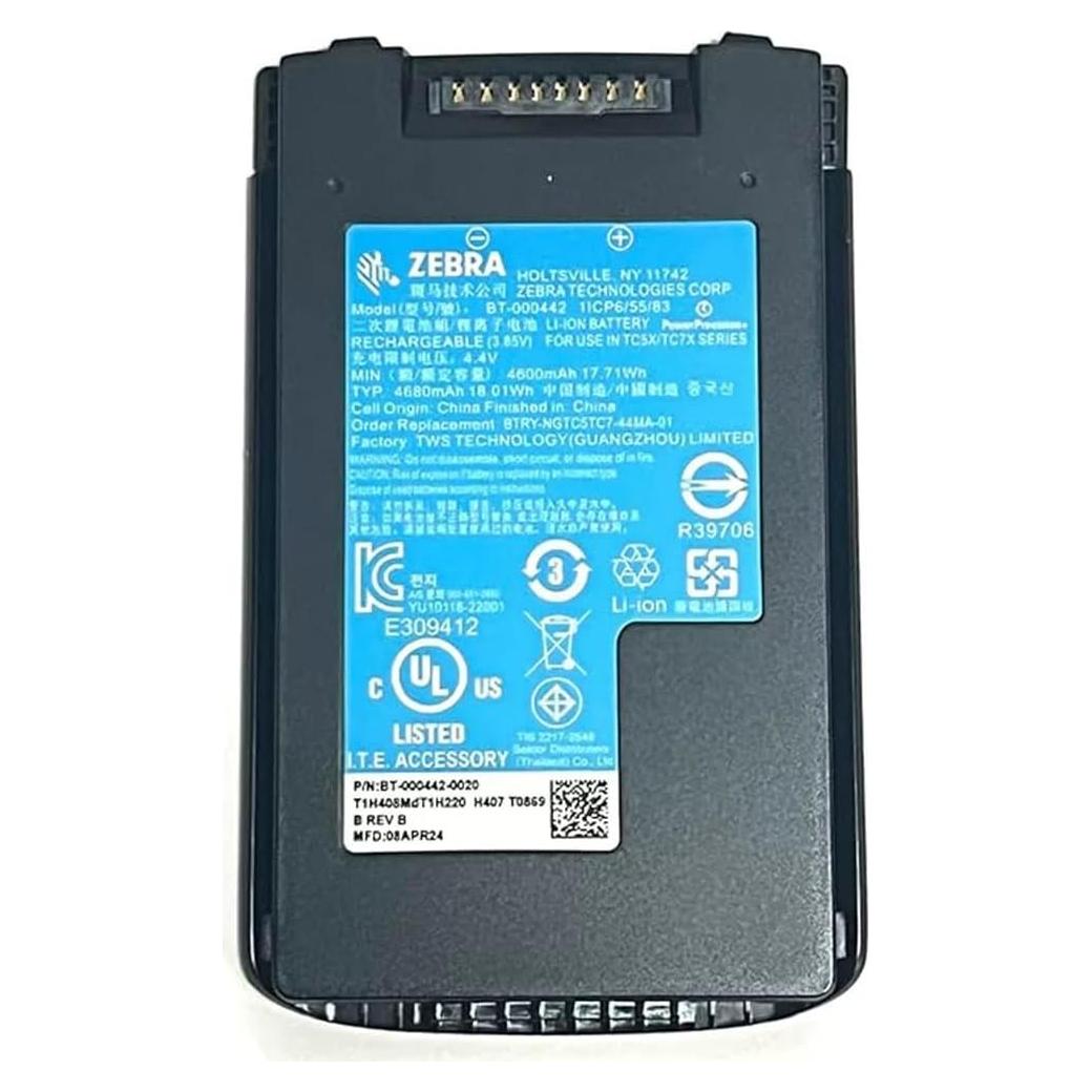 Batería de Reemplazo 4680mAh para Escáner Zebra TC53 TC58 TC73 TC78