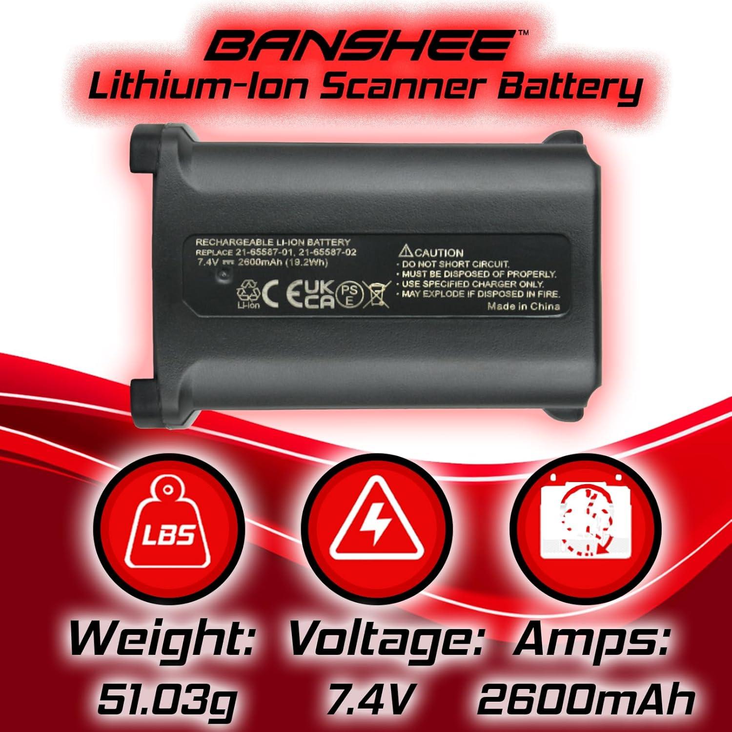 Batería de Reemplazo Banshee 2600mAh para Motorola Symbol MC9090
