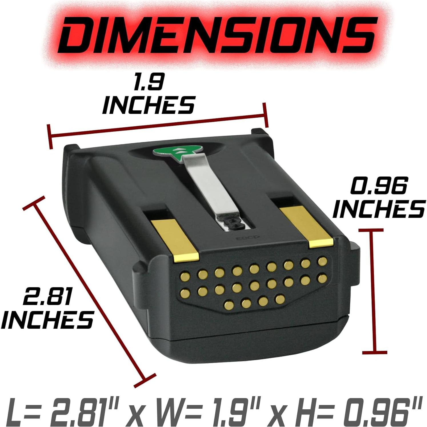 Batería de Reemplazo Banshee 2600mAh para Motorola Symbol MC9090