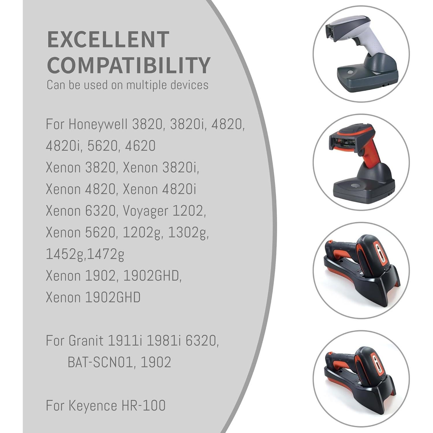 Batería de Reemplazo Honeywell BAT-SCN01 2400mAh Li-ion
