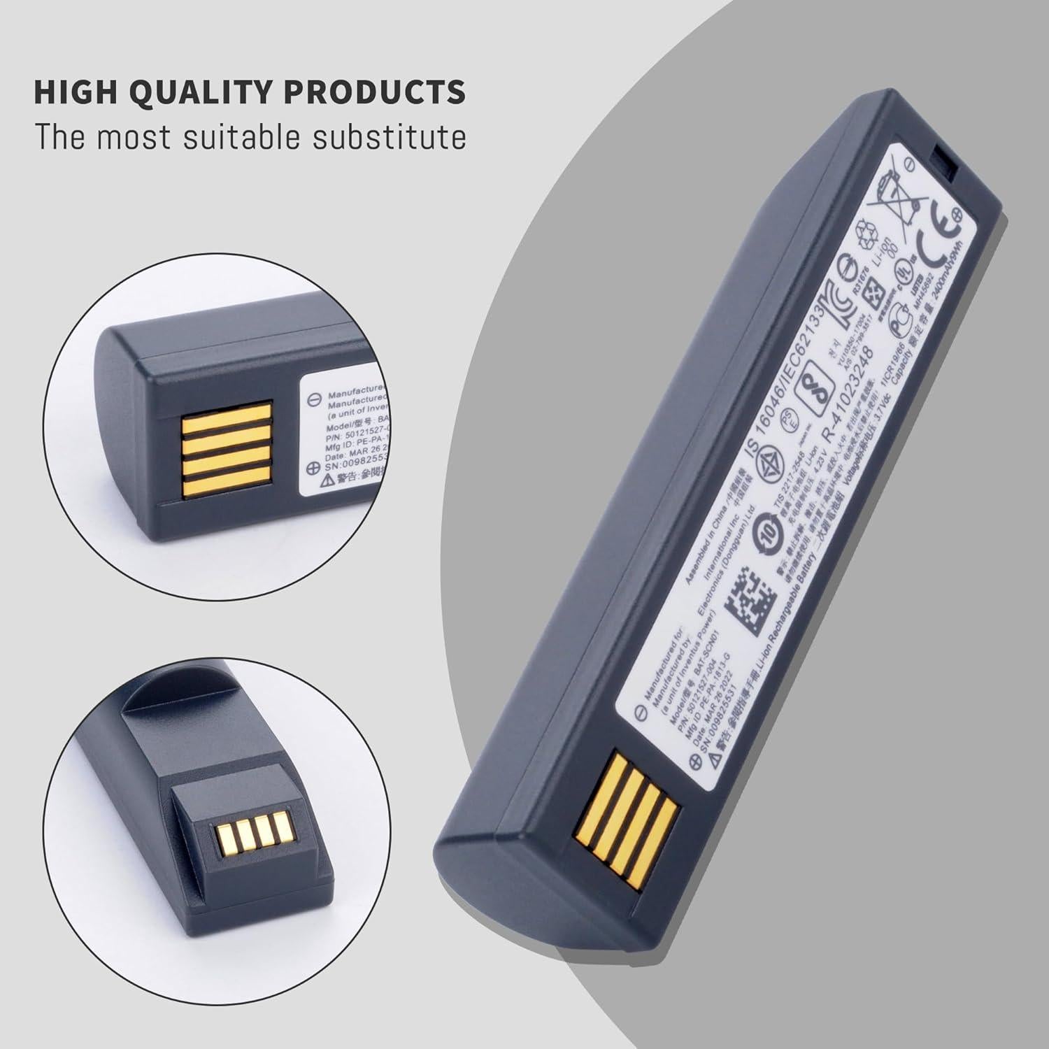 Batería de Reemplazo Honeywell BAT-SCN01 2400mAh Li-ion