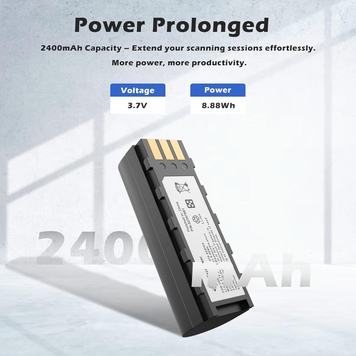 Batería de Reemplazo Zebra Symbol DS3478 67.6g 21-62606-01