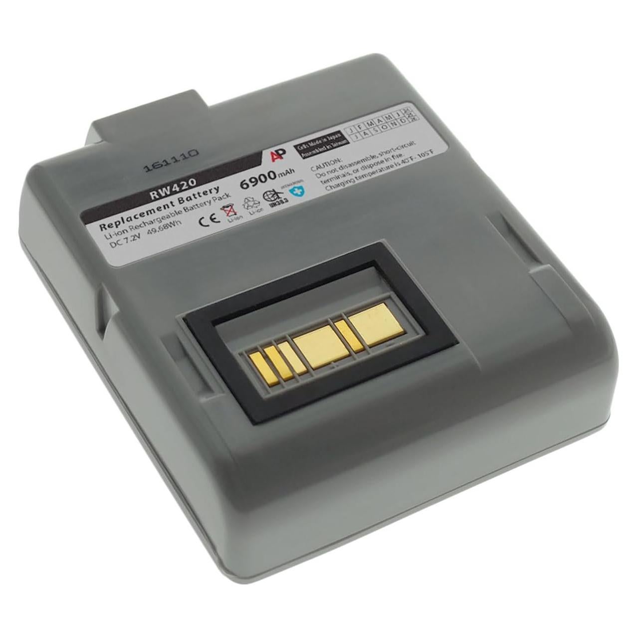 Batería de Reemplazo Artisan Power para Impresora Zebra RW420 | 6900 mAh | Ion de Litio