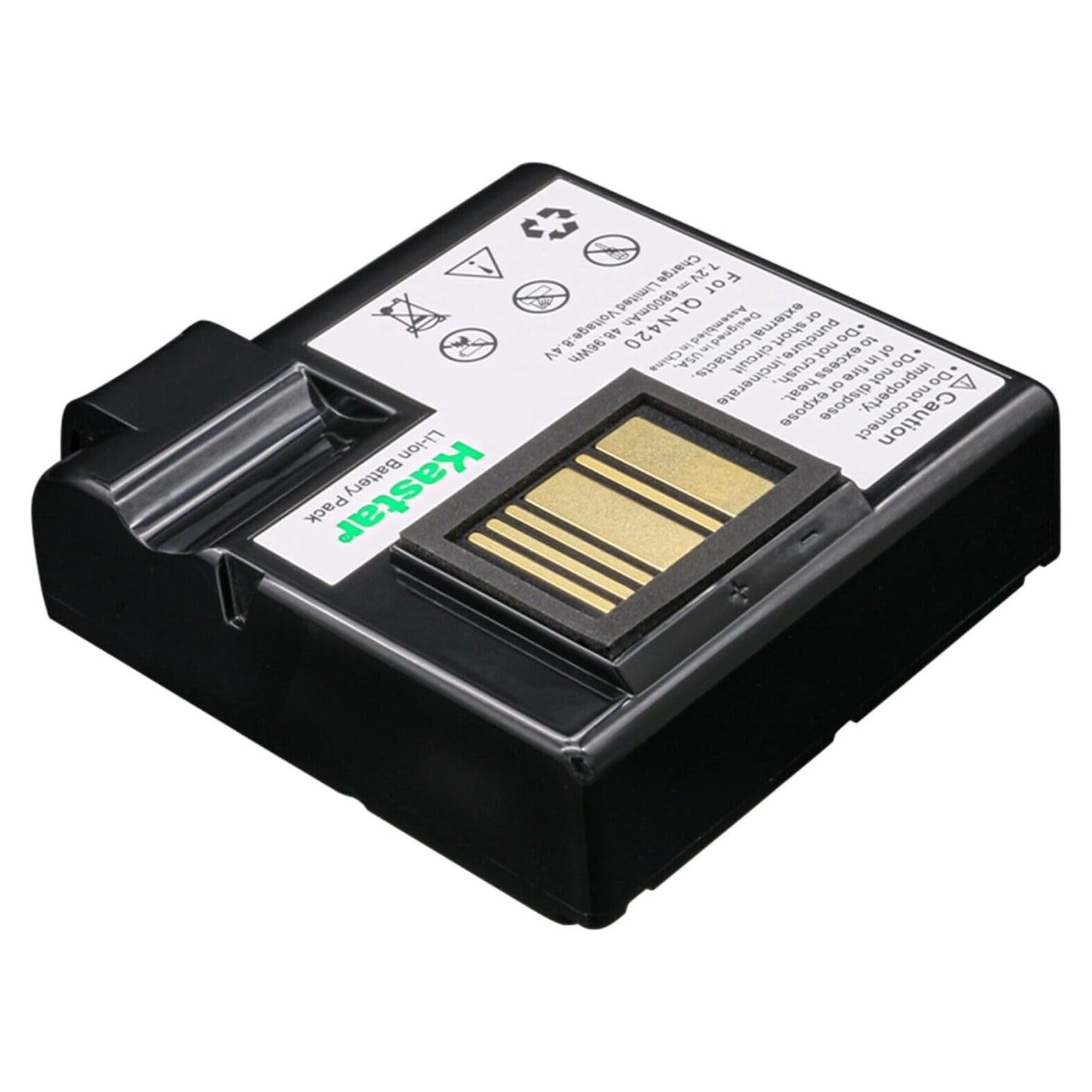 Batería Kastar 1-Pack Litio-ion 6800mAh para Zebra QLN420 ZQ630