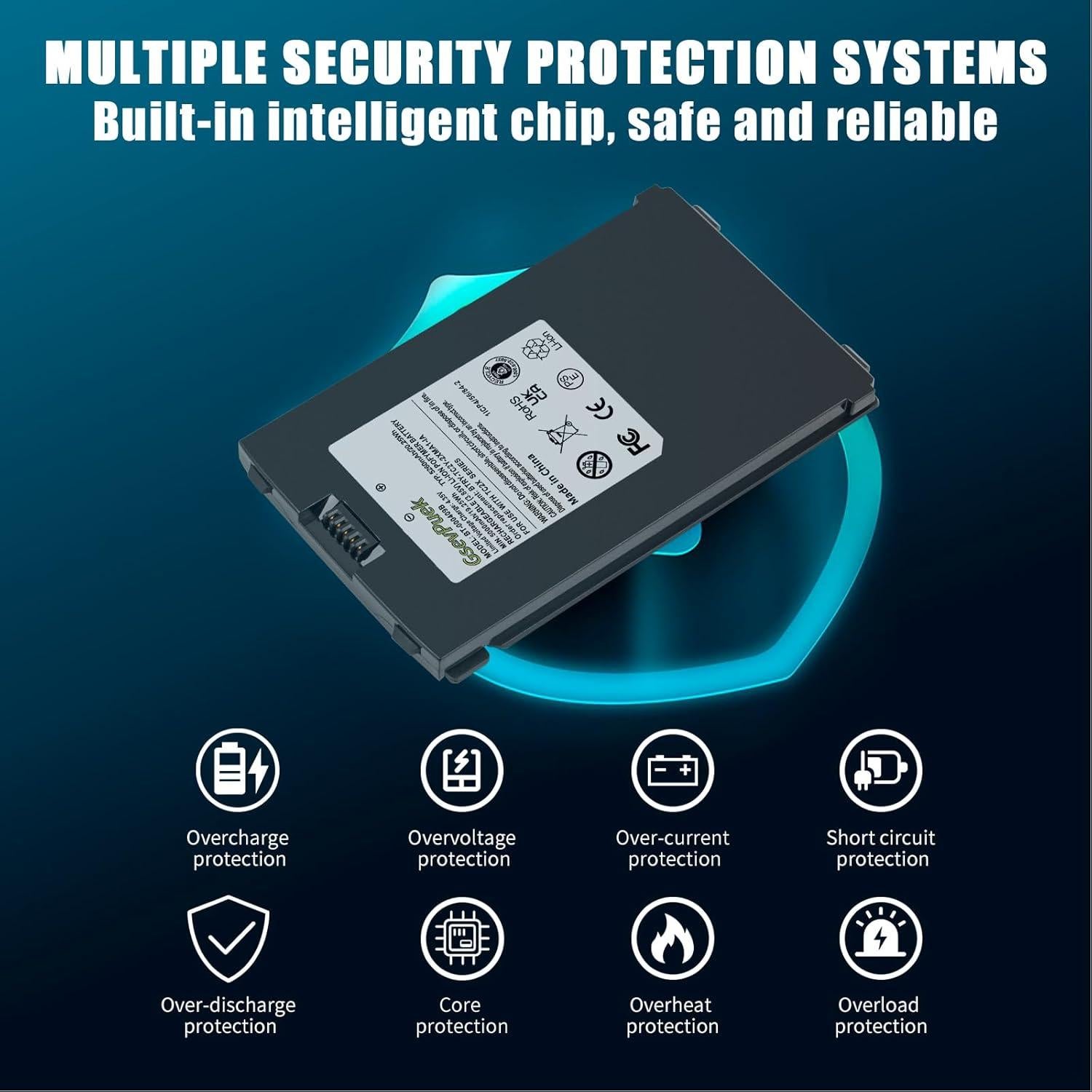 Batería de Reemplazo 5260mAh Zebra TC21 TC26 TC210K