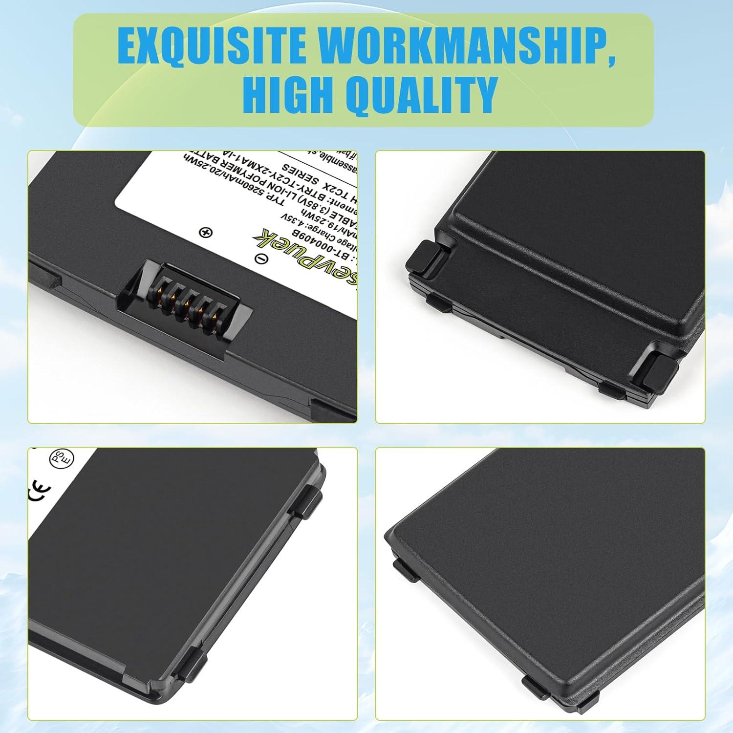 Batería de Reemplazo 5260mAh Zebra TC21 TC26 TC210K