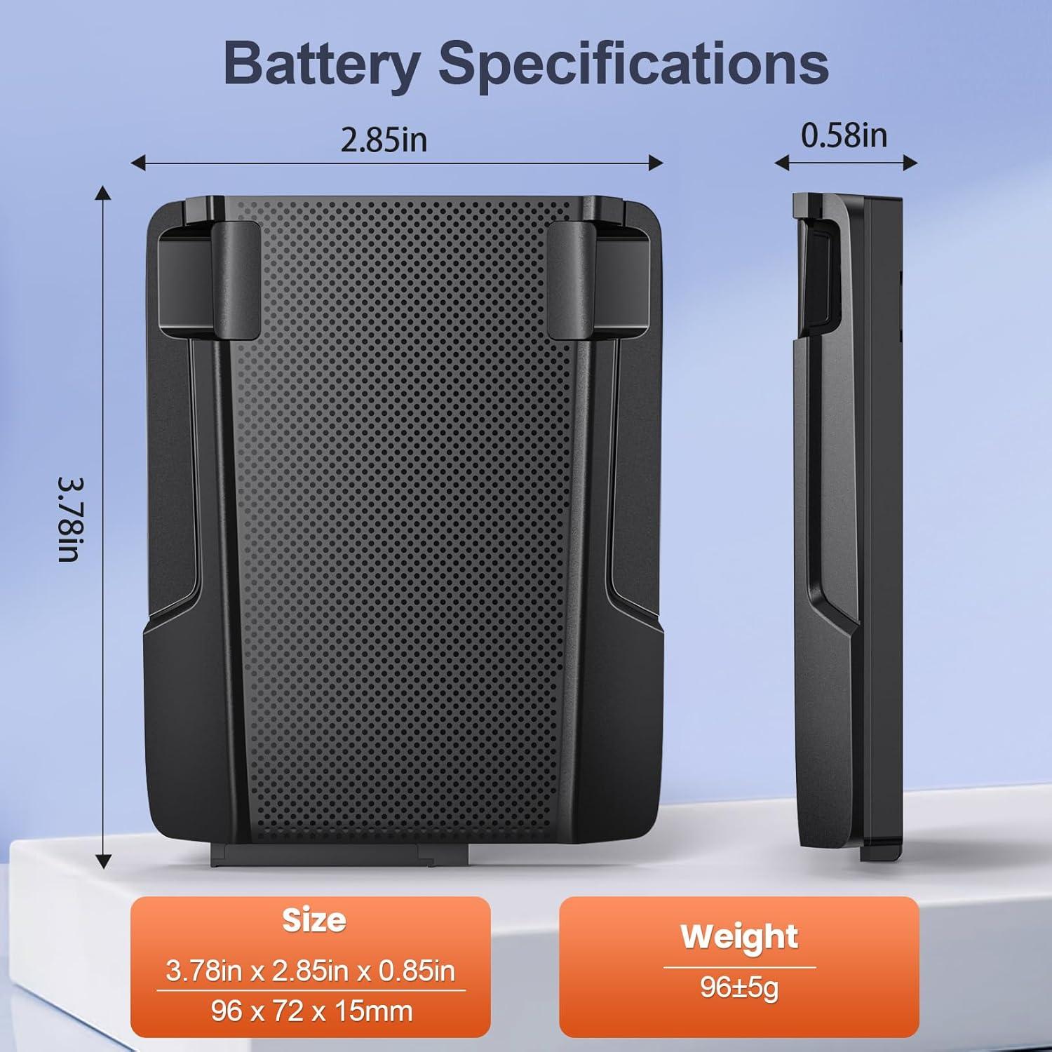 Batería de Reemplazo 4620mAh para Escáner Zebra TC70 TC75 TC77