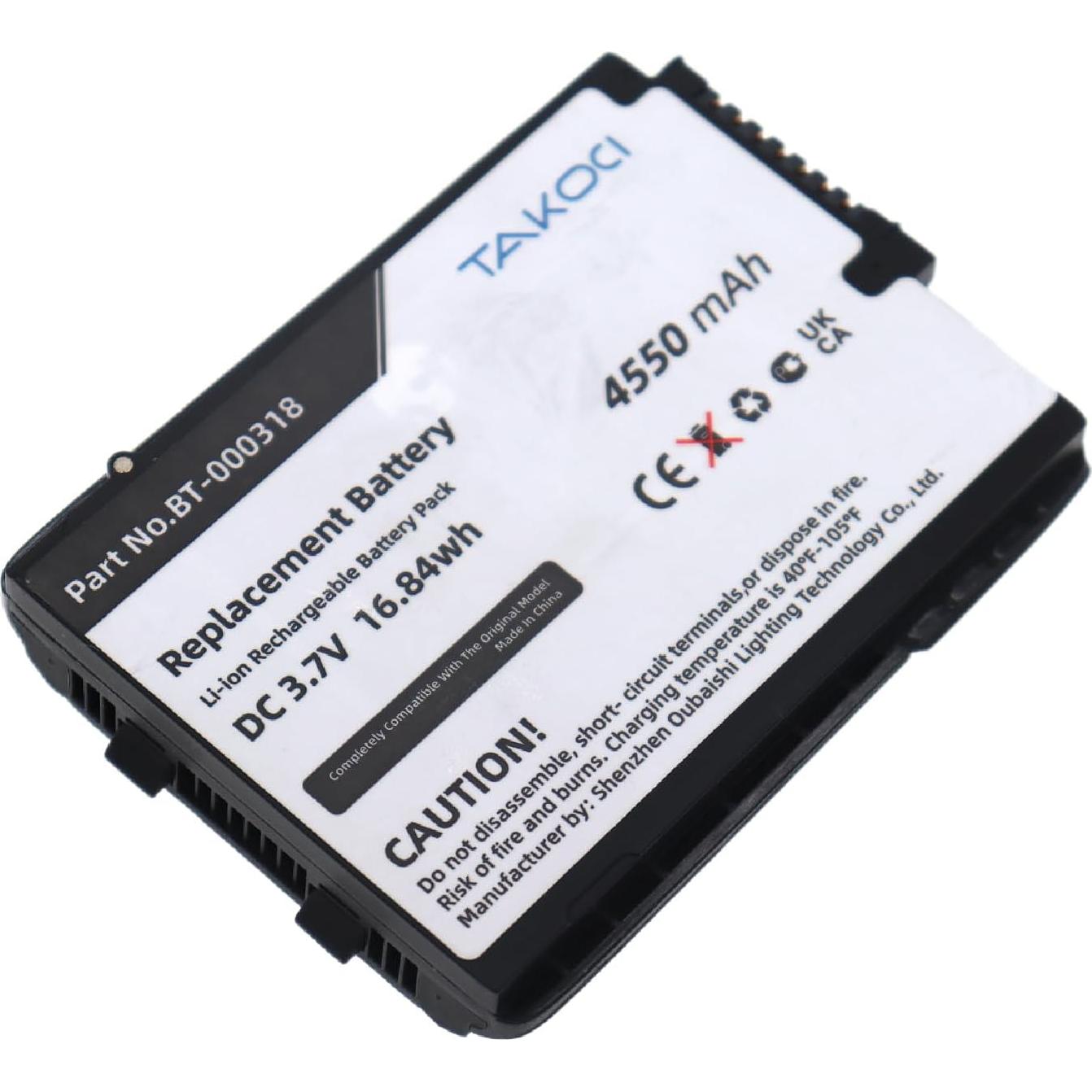 Batería de Reemplazo Li-ion 4550mAh Youejoeq para Zebra TC70 TC75