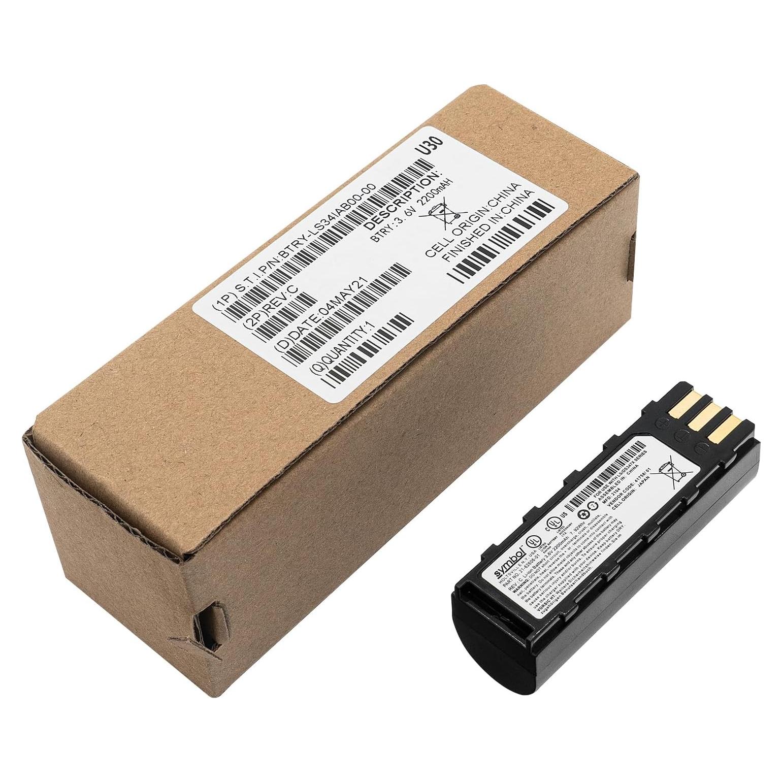 Batería de Reemplazo Zebra BTRY-LS34IAB00-00 para Escáneres