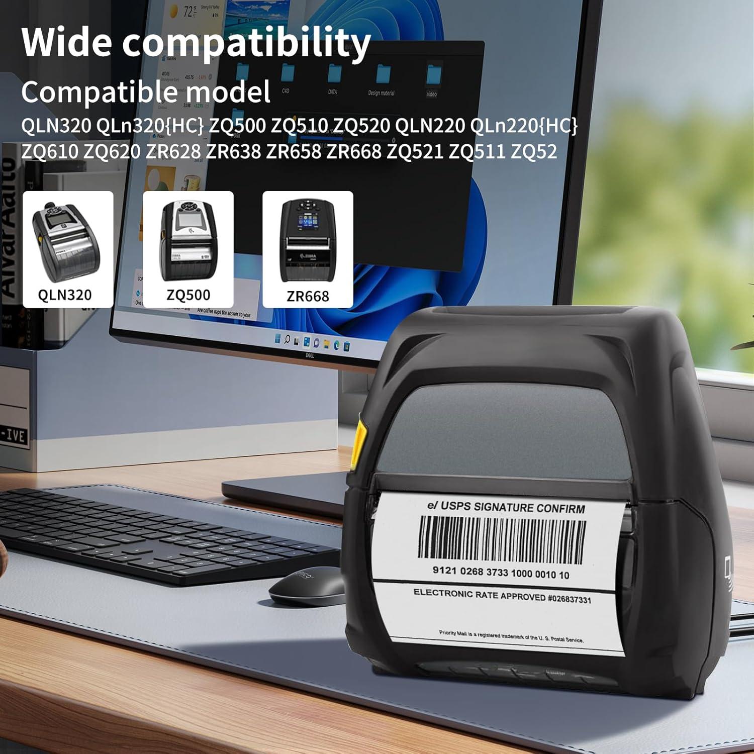 Batería de Reemplazo 3500mAh MewGulf para Impresora Zebra ZQ520 ZQ620