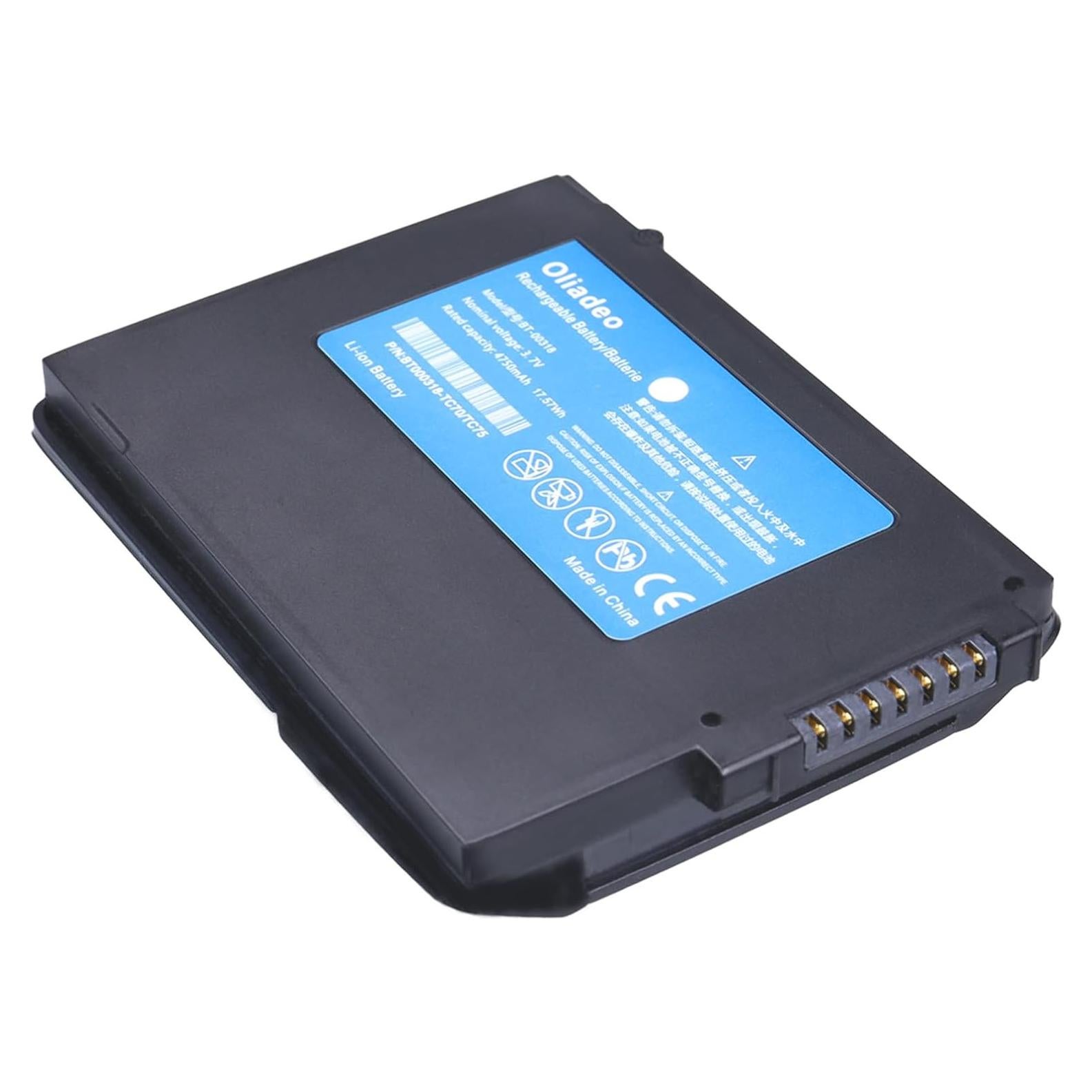 Batería de Reemplazo 4750mAh para Zebra TC55 TC70 TC75 TC77