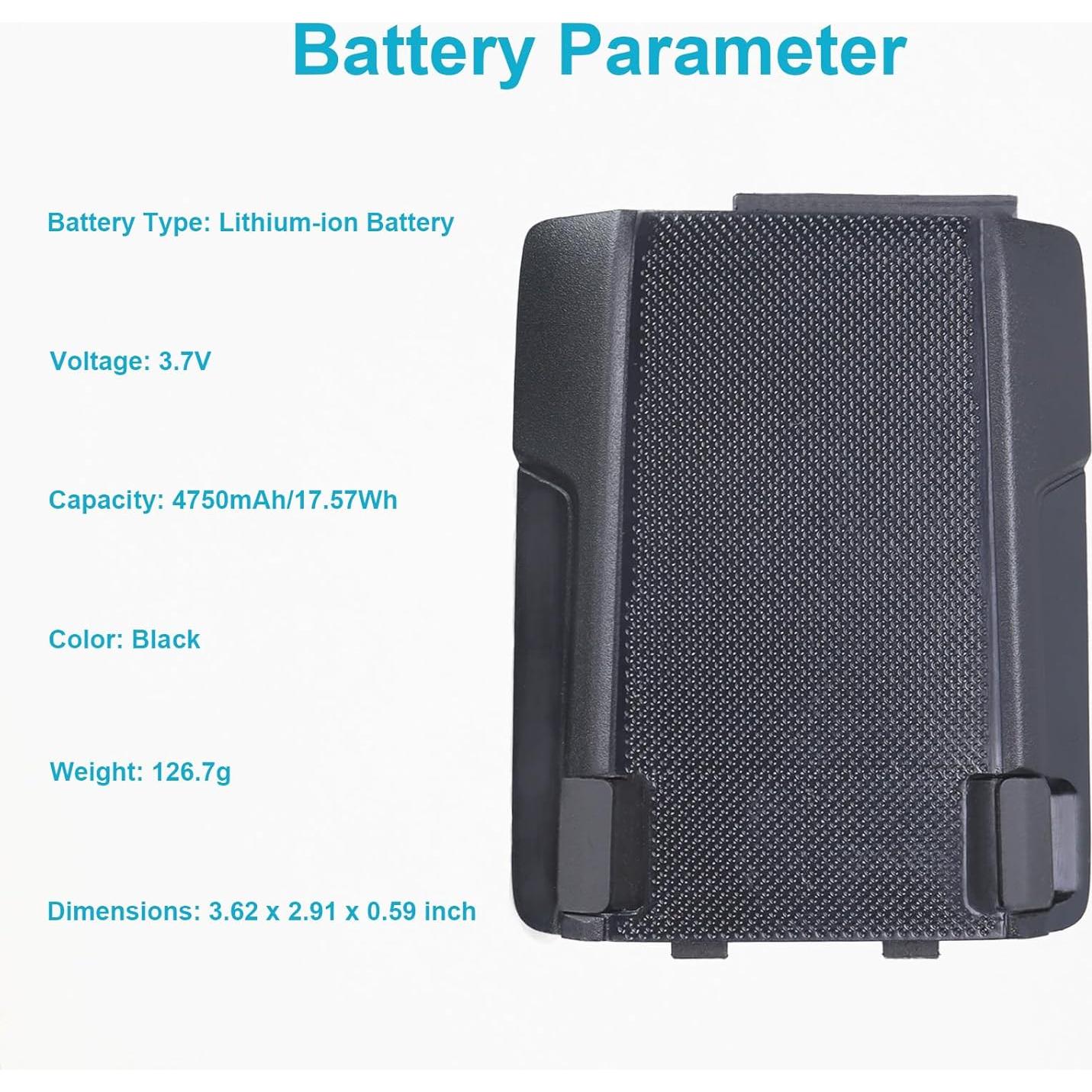 Batería de Reemplazo 4750mAh para Zebra TC55 TC70 TC75 TC77