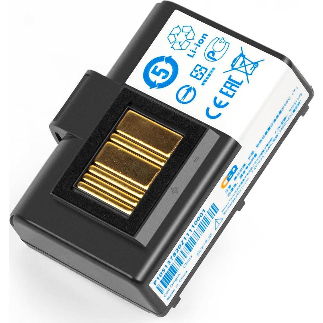 Batería de Reemplazo CBQ 3400mAh para Impresoras Zebra