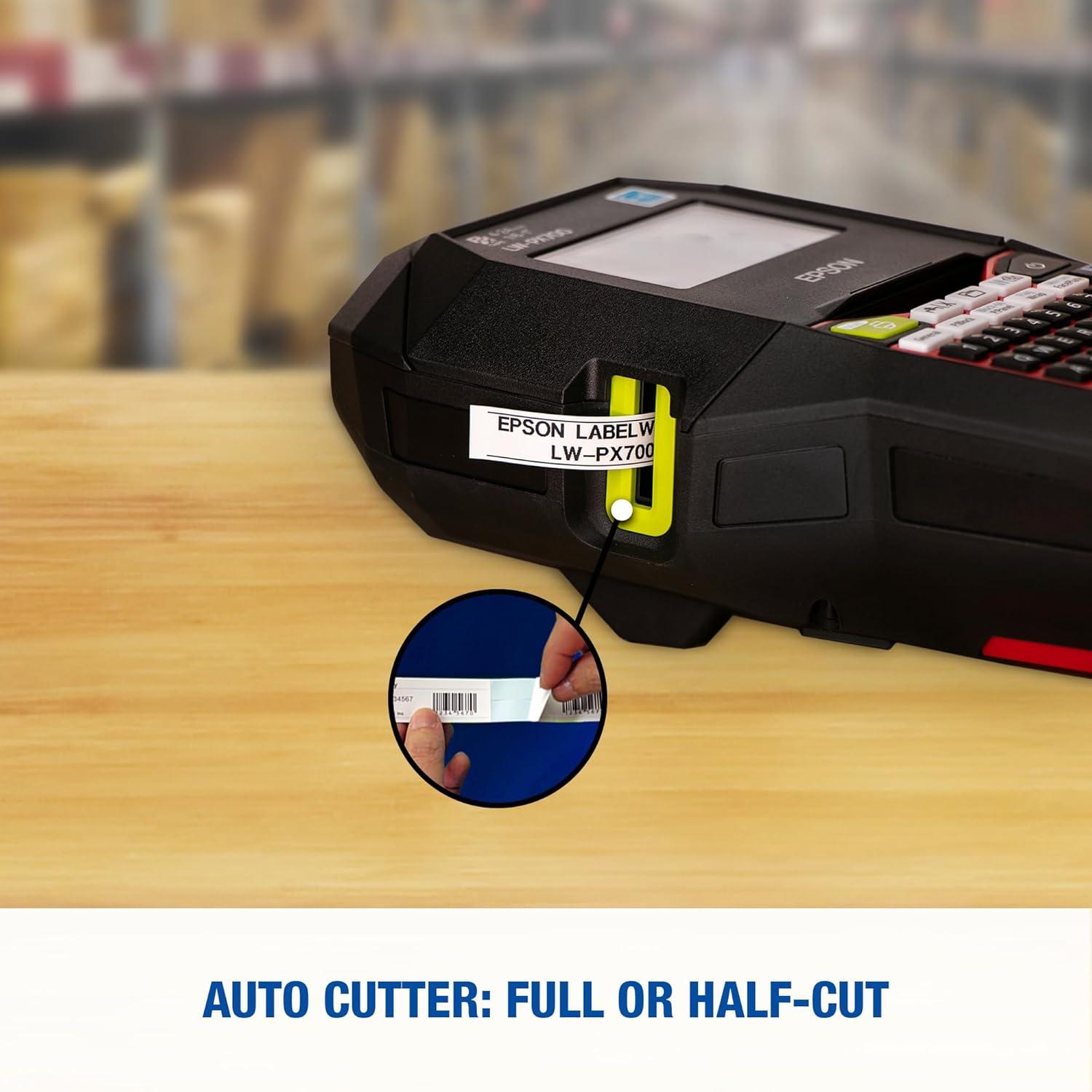 Impresora de Etiquetas Portátil Epson LABELWORKS LW-PX700 - Kit Completo