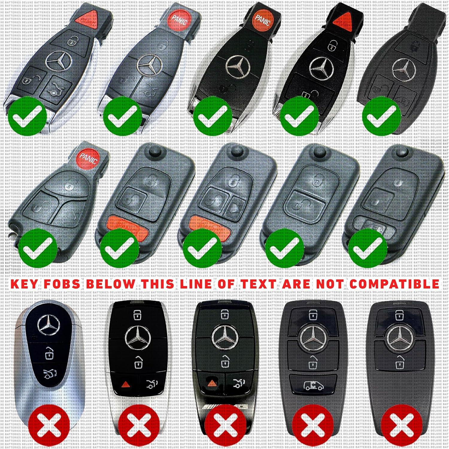 Baterías CR2025 para Llaveros Mercedes-Benz Deluxe - Paquete de 2