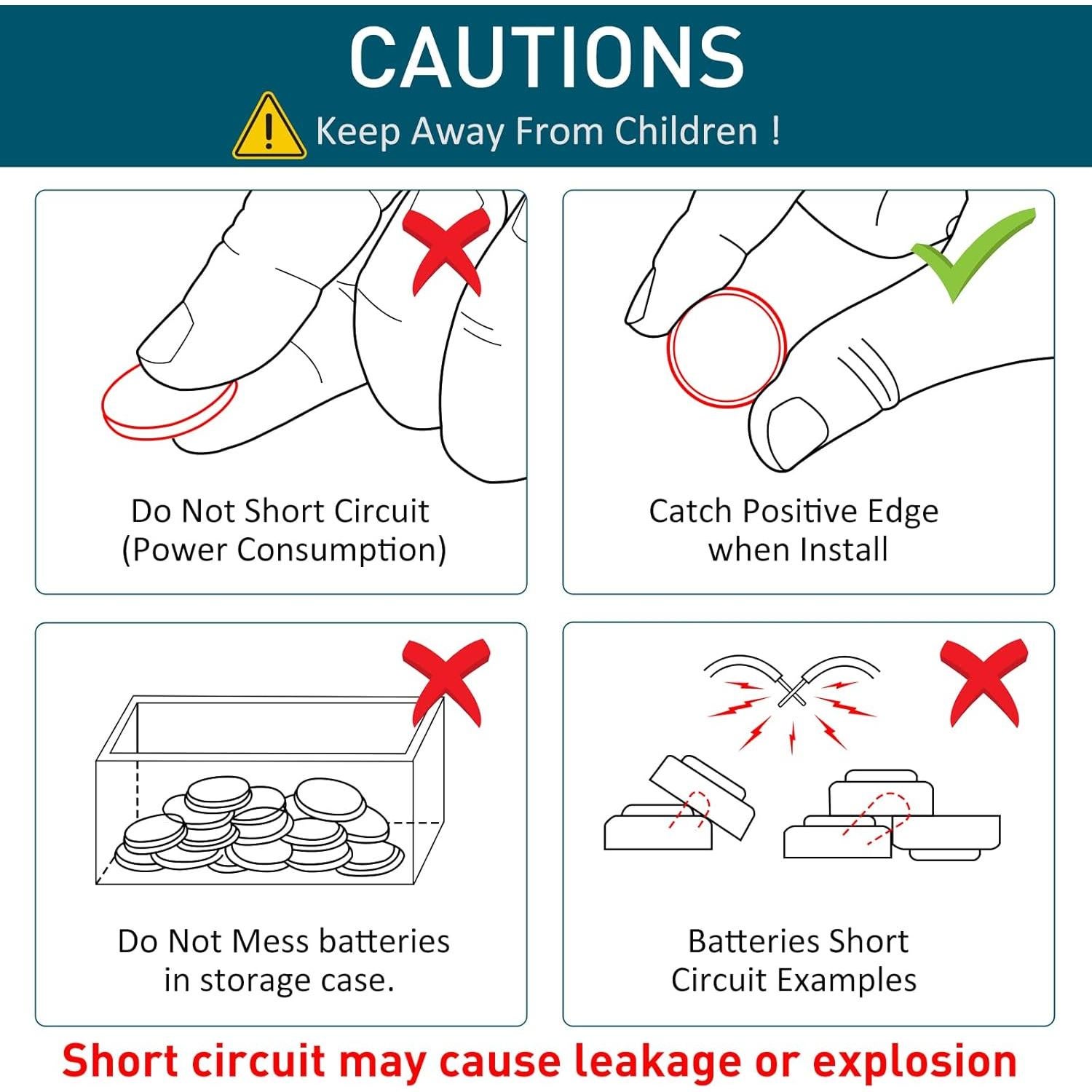 Baterías de Litio Kitosun CR1616 - Paquete de 5 Piezas 3V
