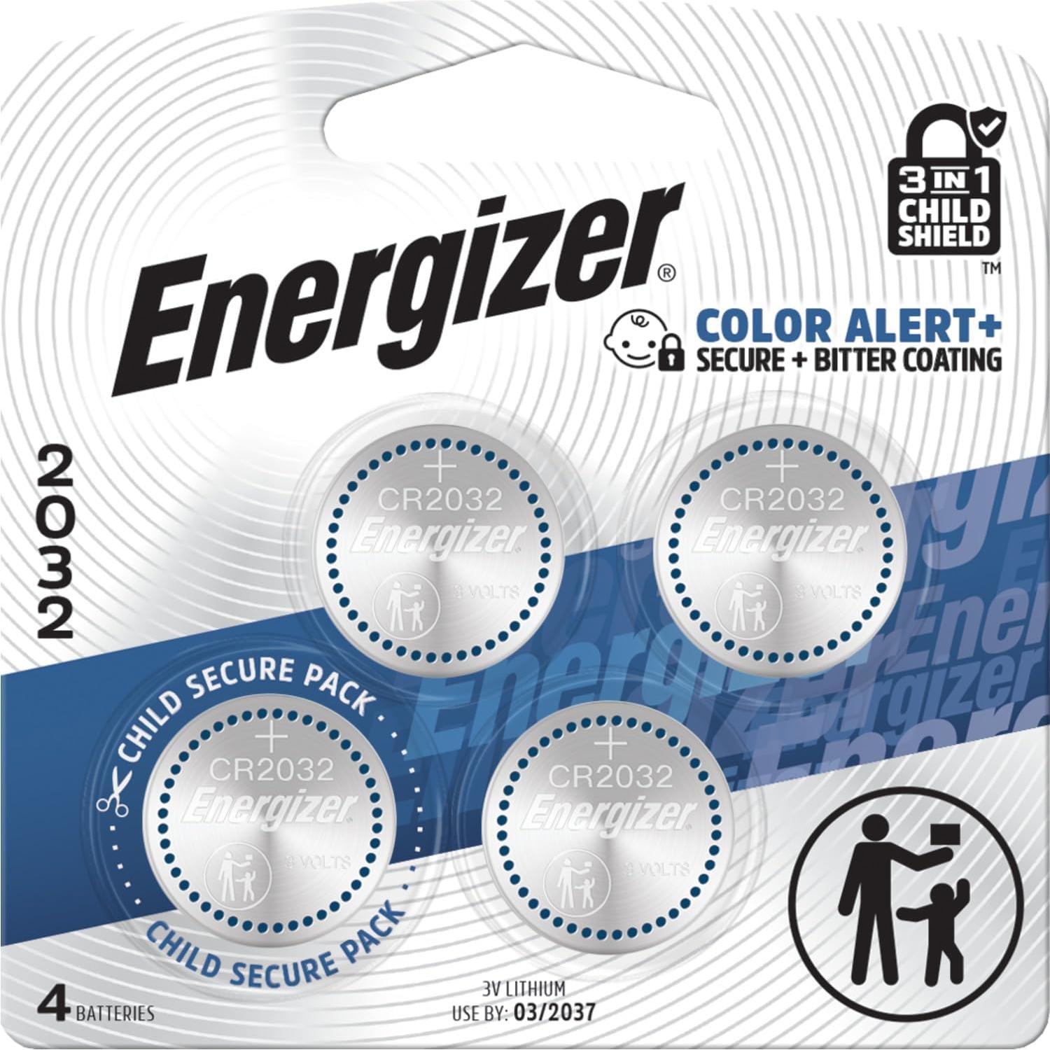 Baterías de moneda de litio Energizer 2032 - Paquete de 4