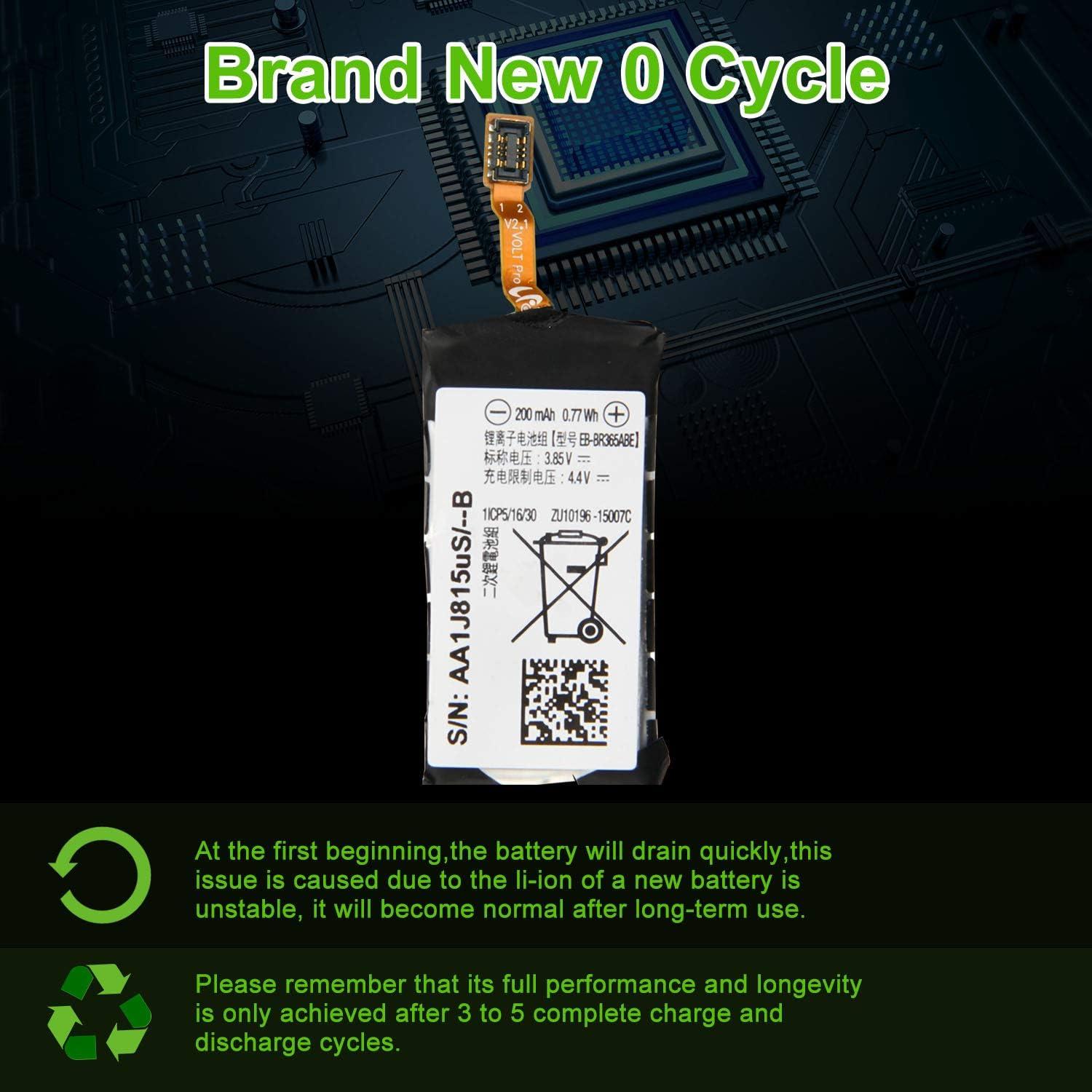 Batería de Reemplazo WUHAO para Samsung Gear Fit 2 Pro EB-BR365ABE