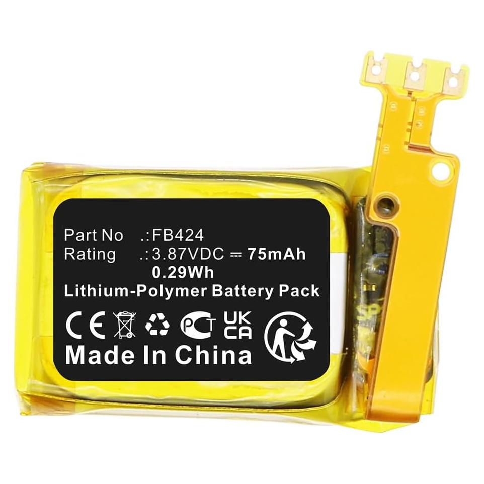 Batería Recargable 75mAh MPF para Fitbit Inspire 3 FB424