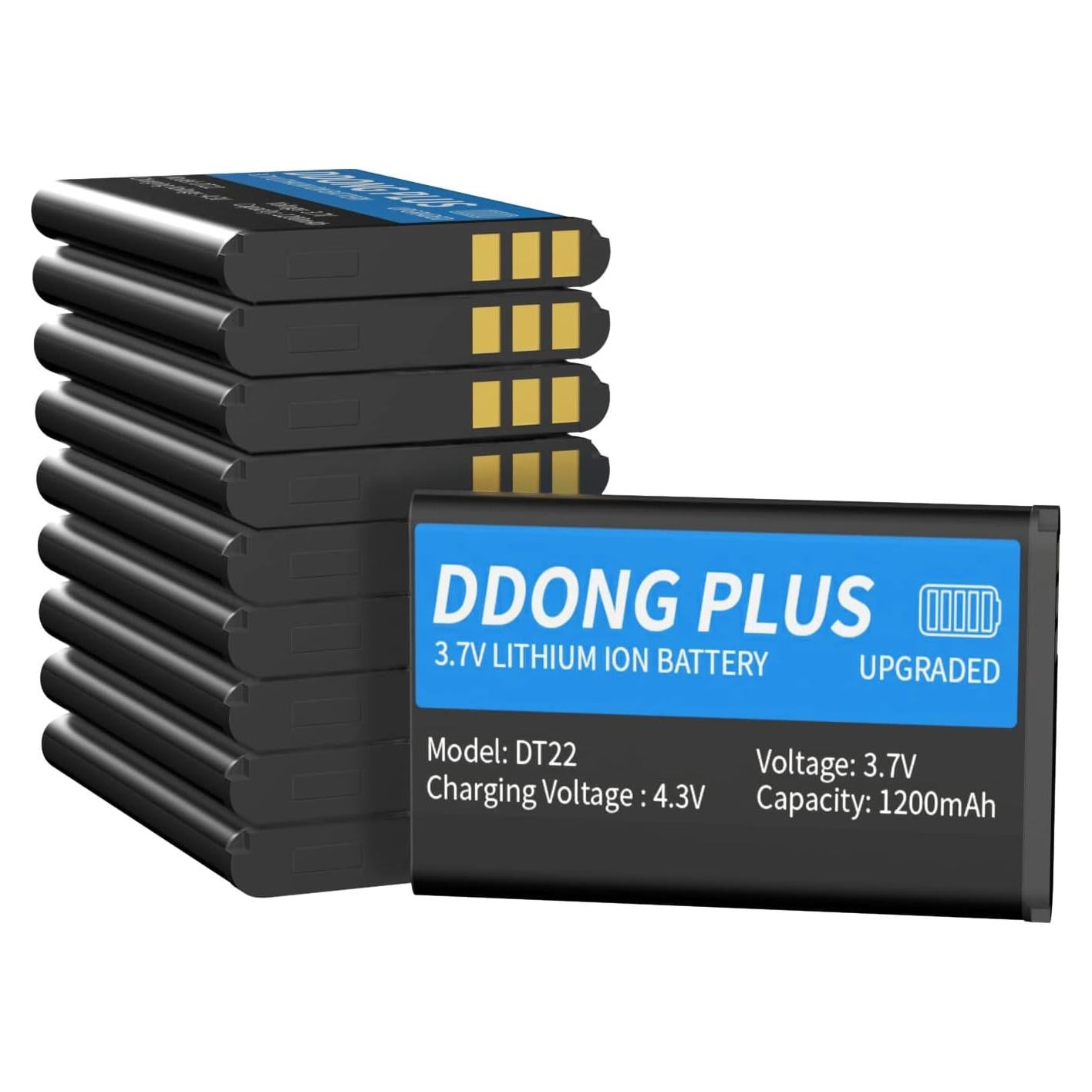 Paquete de 10 Baterías 1200mAh para Walkie Talkies Retevis DT22