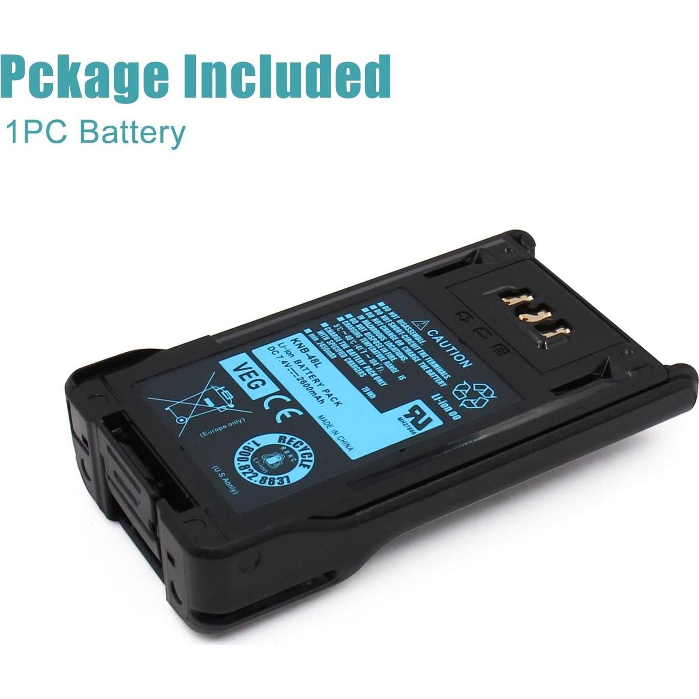 Batería de Litio-Ion KNB-48L 7.4V 2600mAh Accessoryway