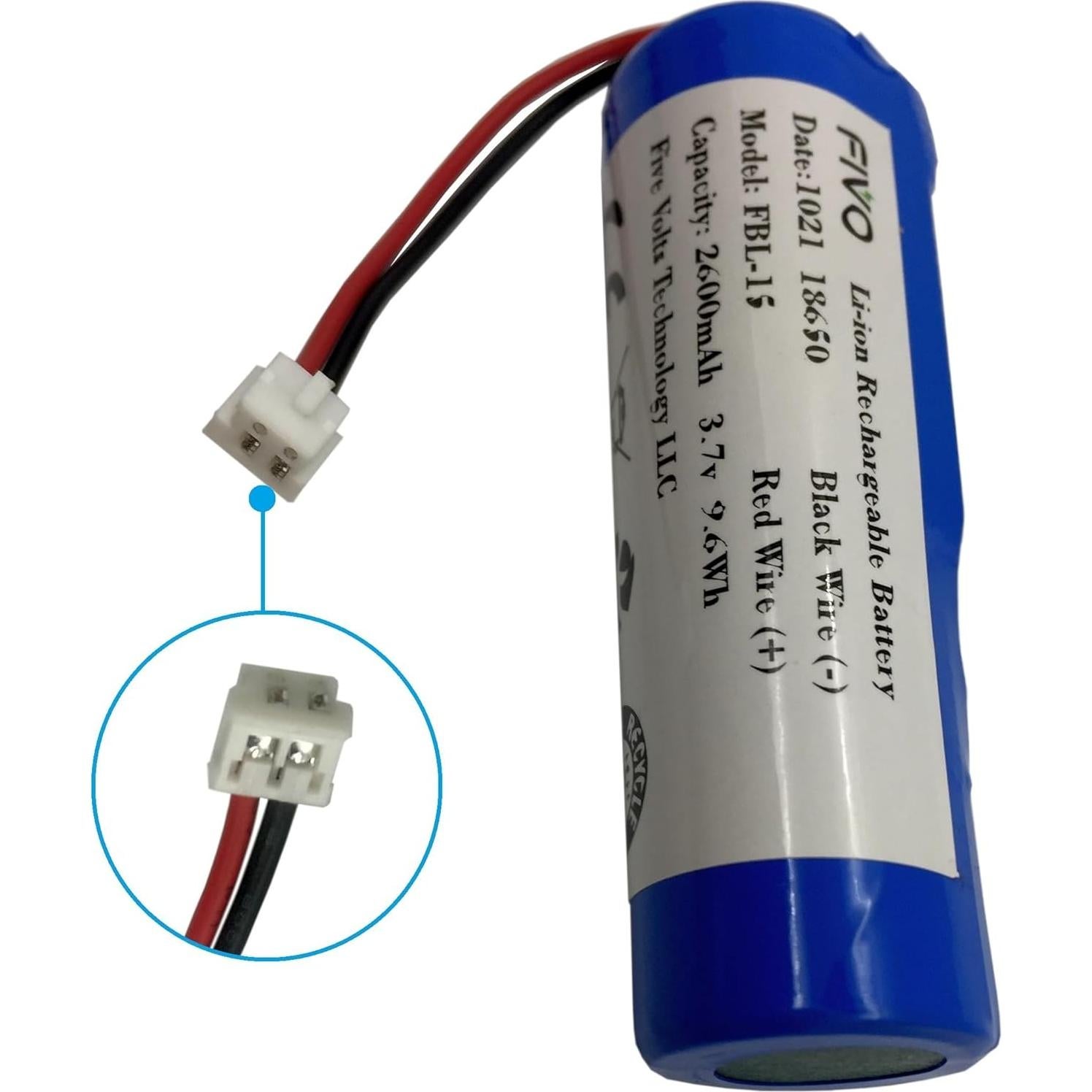 Batería de Reemplazo FIVO 3.7V 2600mAh para Cortadoras Wahl