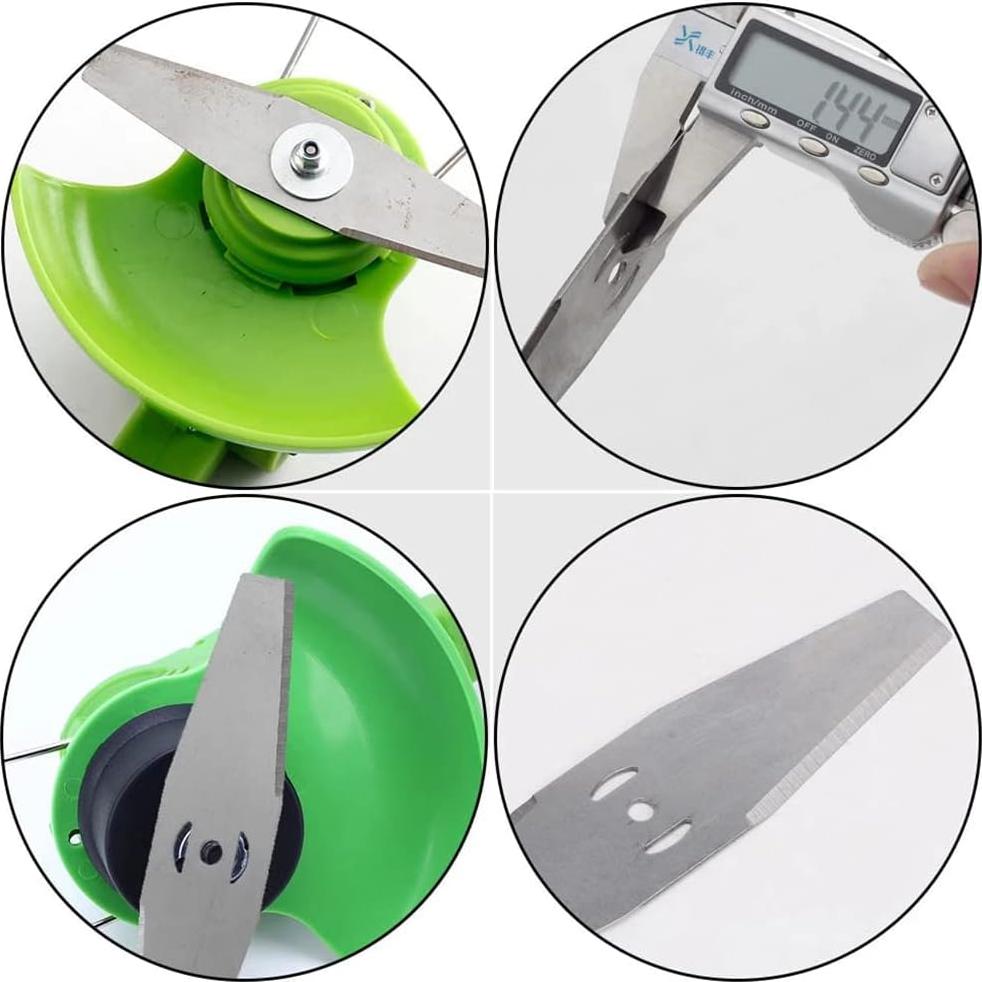 8 Piezas Cabezal de Reemplazo para Cortacésped Fivliangyer