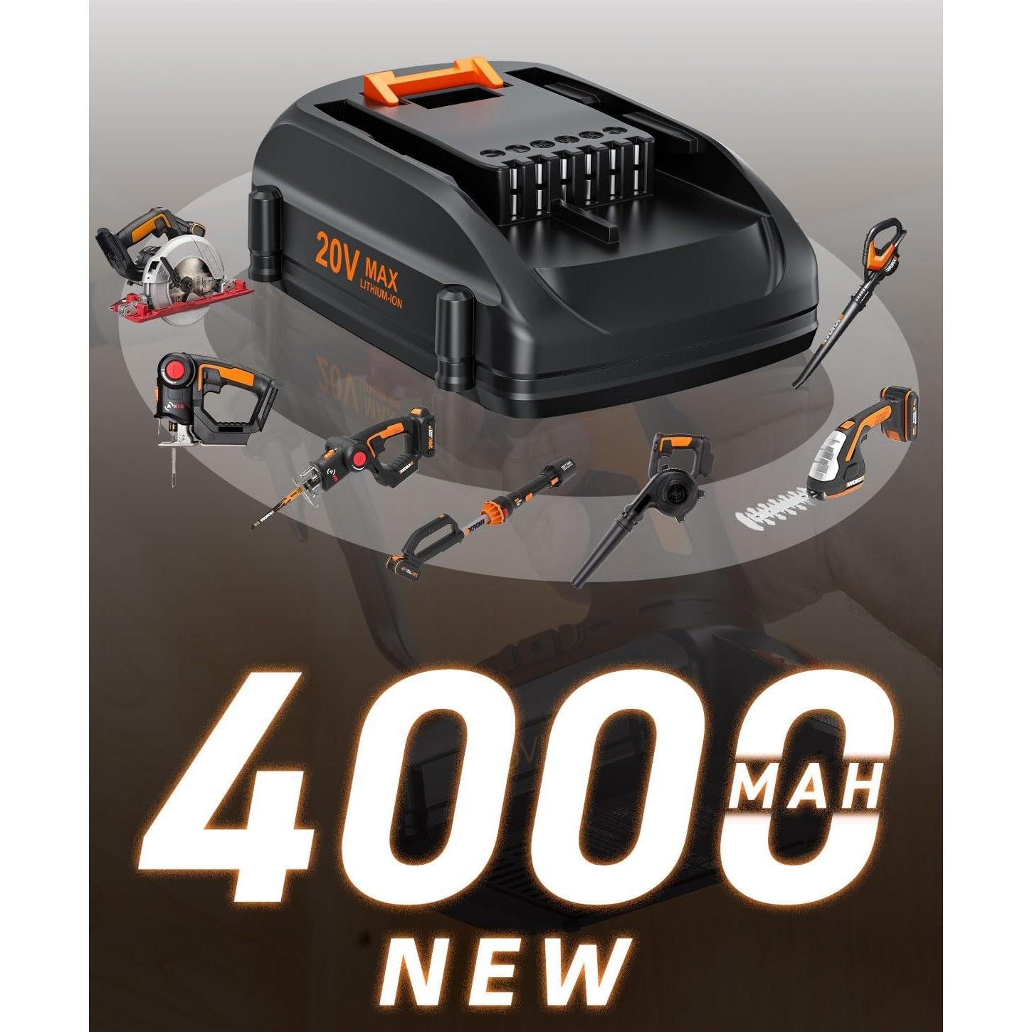 Batería de Reemplazo 20V 3.5Ah Bonadget para WORX WA3525