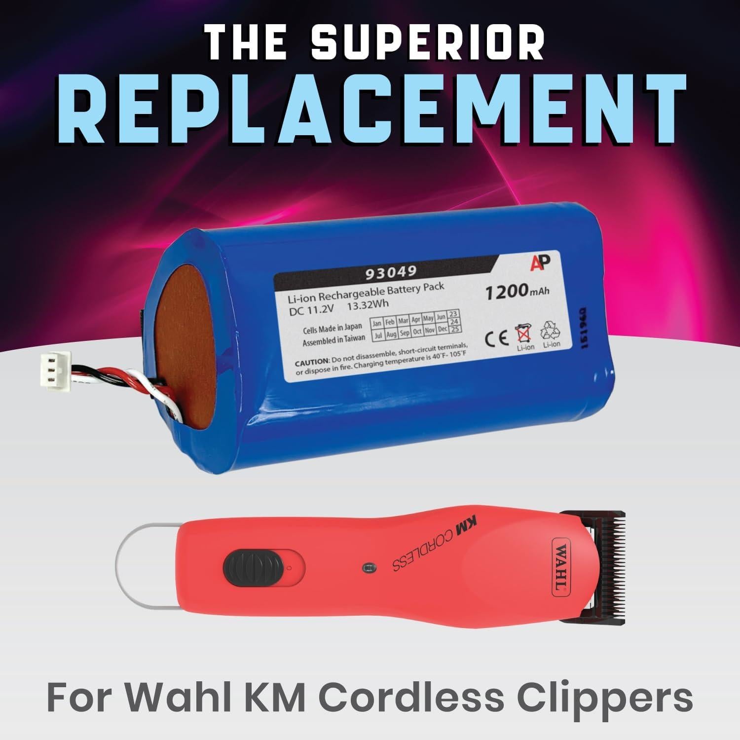 Batería de Reemplazo Artisan Power 11.1V para Cortadoras Wahl KM