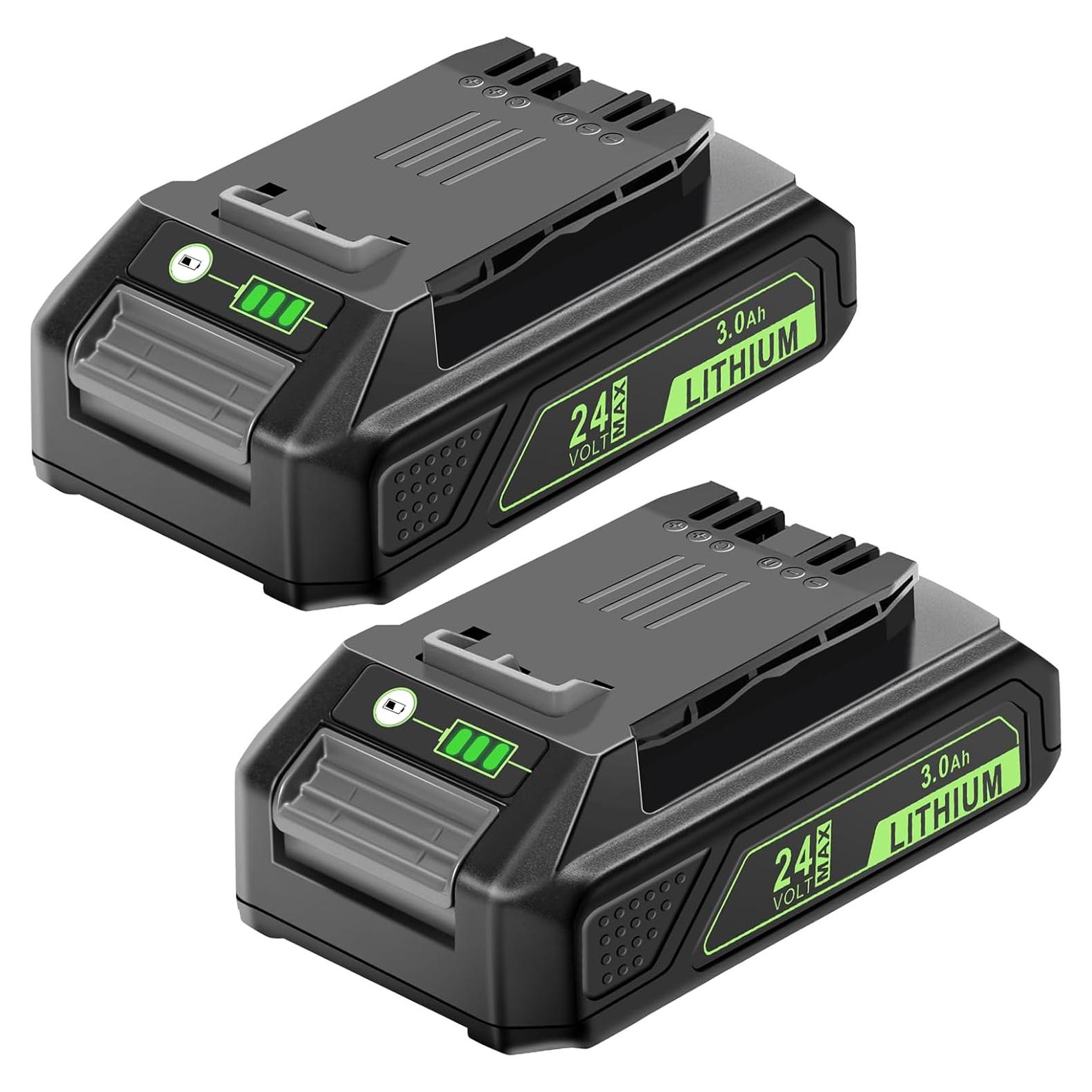 Batería de Litio 24V 3.0Ah Greenworks - Paquete de 2