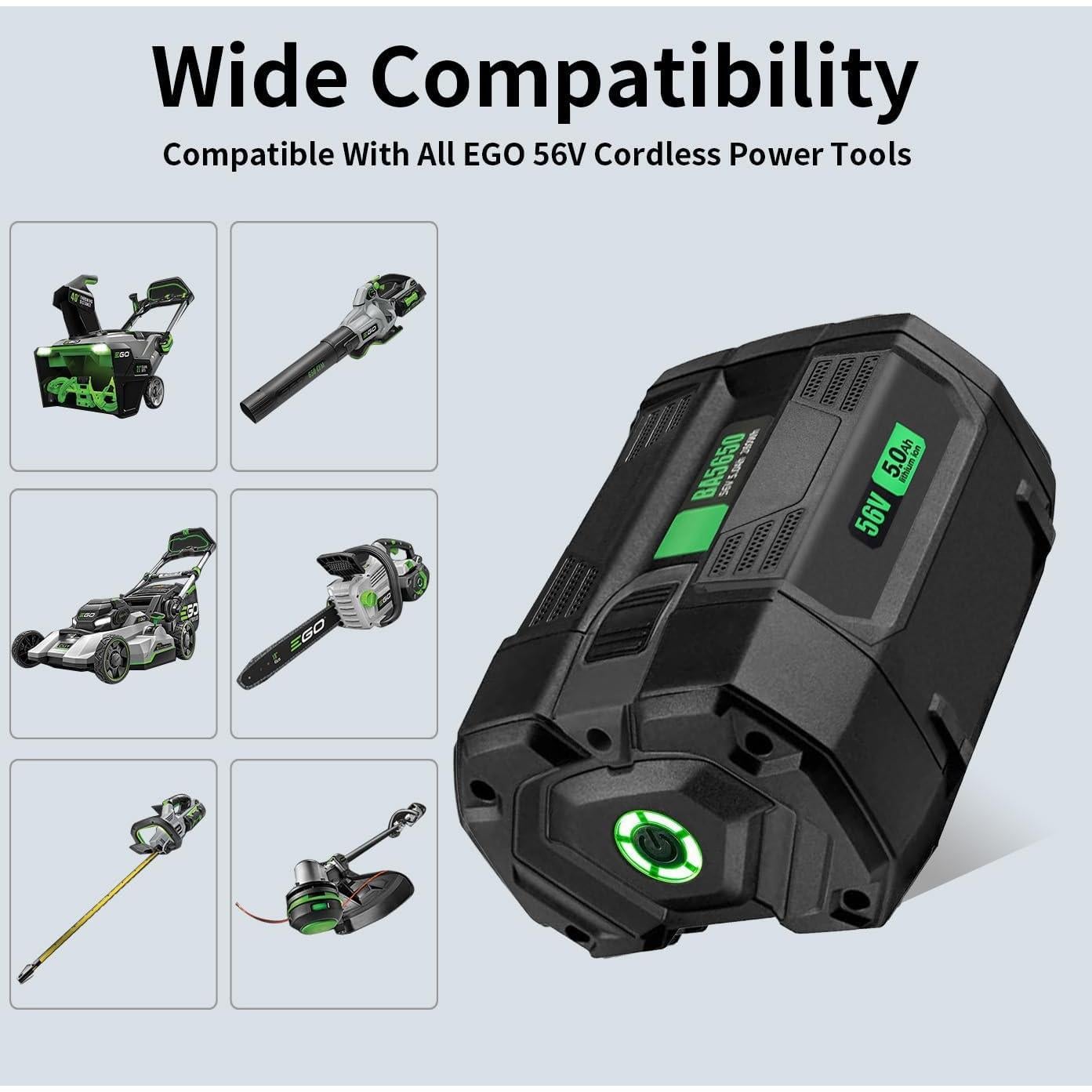 Batería de iones de litio 56V 5.0Ah EGO BA2800 BA4200