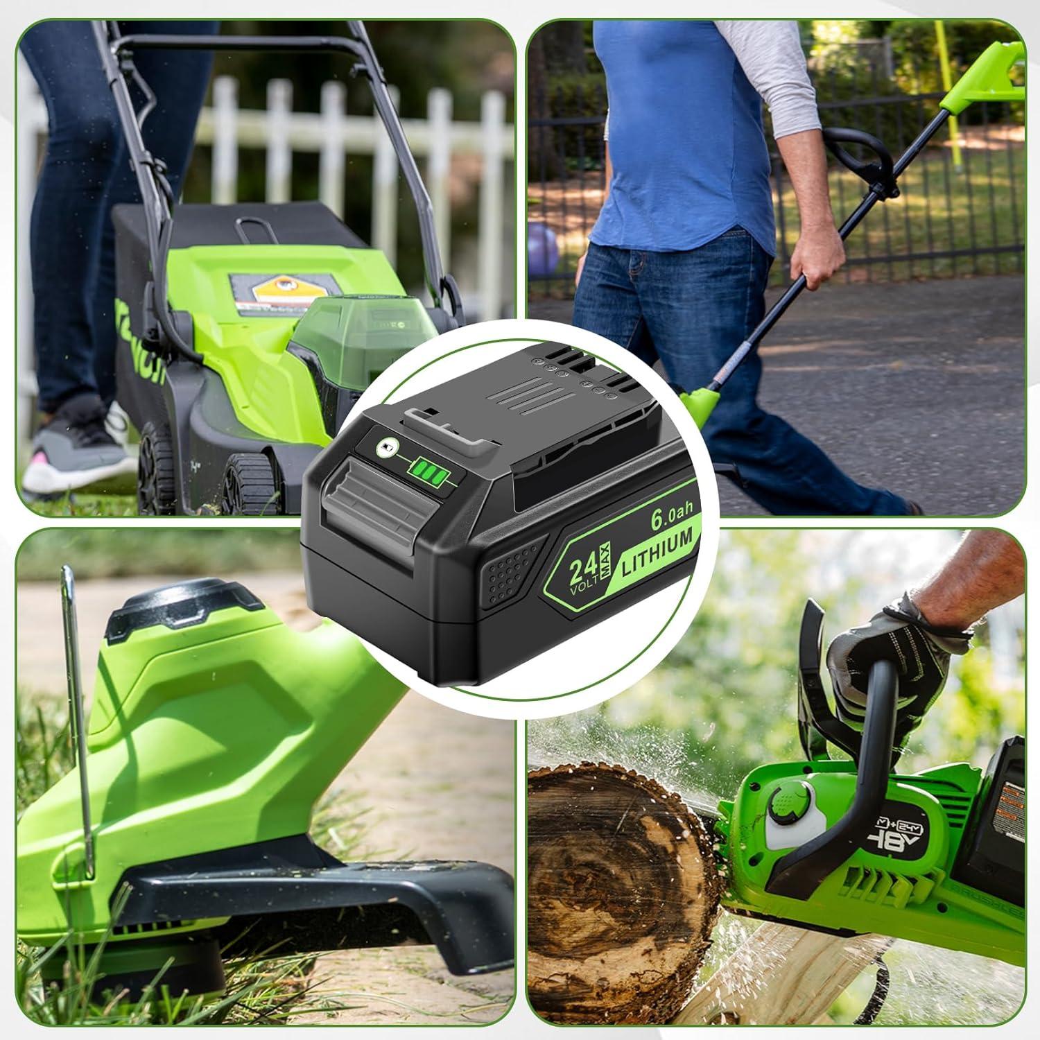 Batería de Litio 24V 6.0Ah Greenworks MAX LB24A020