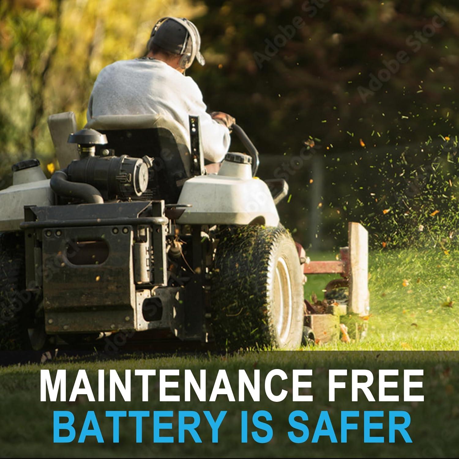 Batería AGM 12V 360CCA MARXON U1 para Cortacésped y Tractores