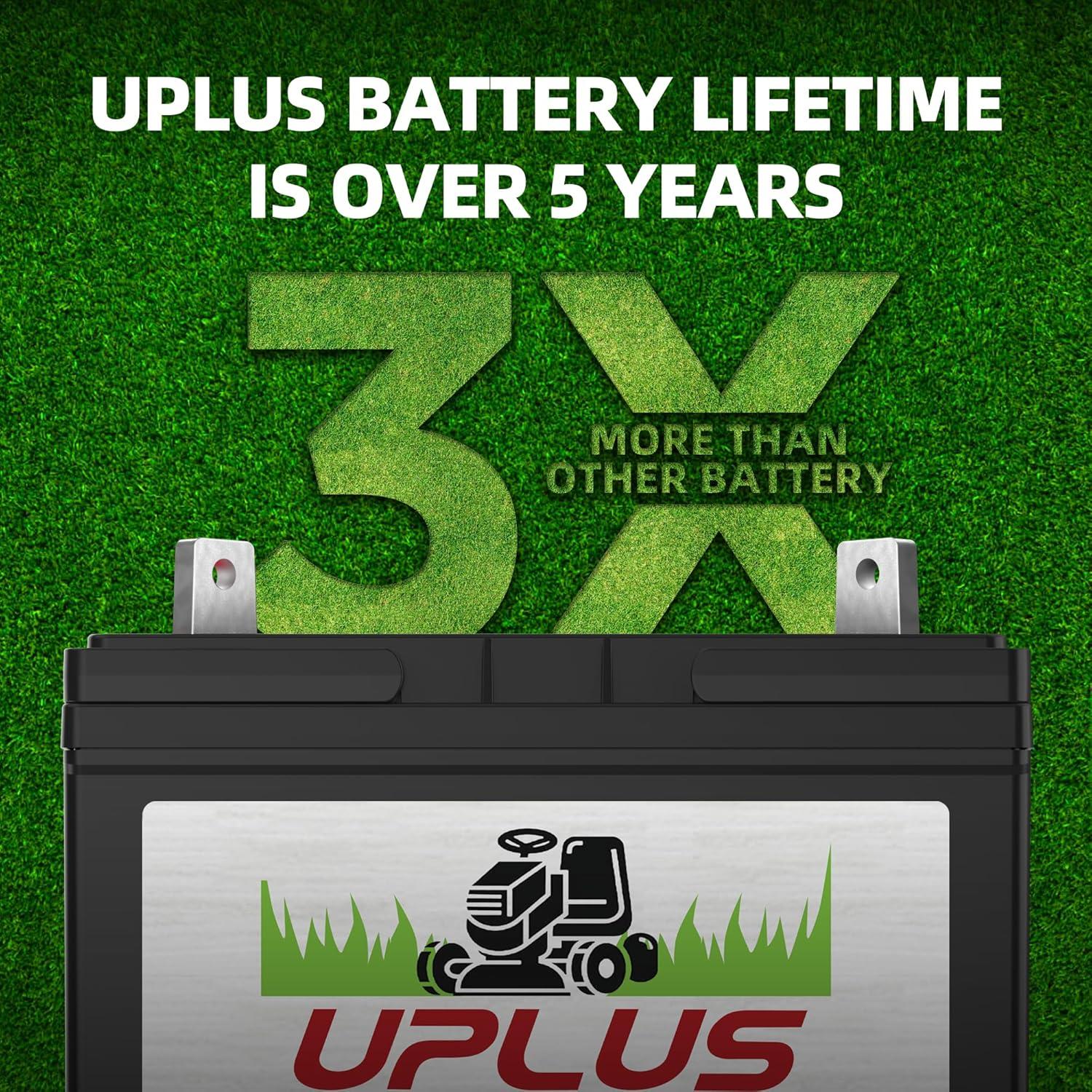 Batería AGM UPLUS U1 12V 360CCA para Cortacésped y Tractores