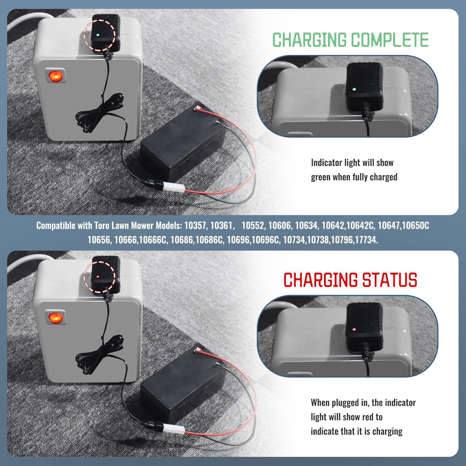 Cargador de Batería Huthbrother HU-136-9126 Compatible Toro