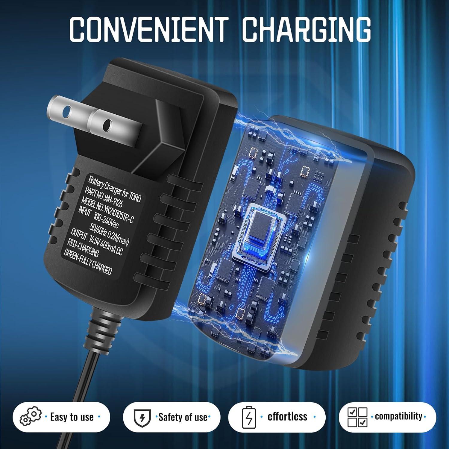 Cargador de Batería Huthbrother HU-136-9126 Compatible Toro