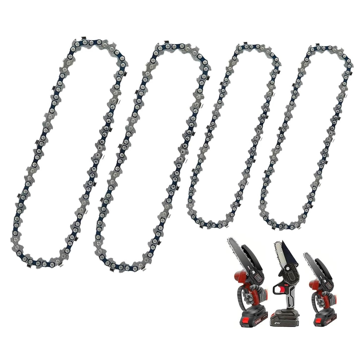 Cadenas de Reemplazo para Mini Motosierra UYEIKMLOP 10 y 15 cm