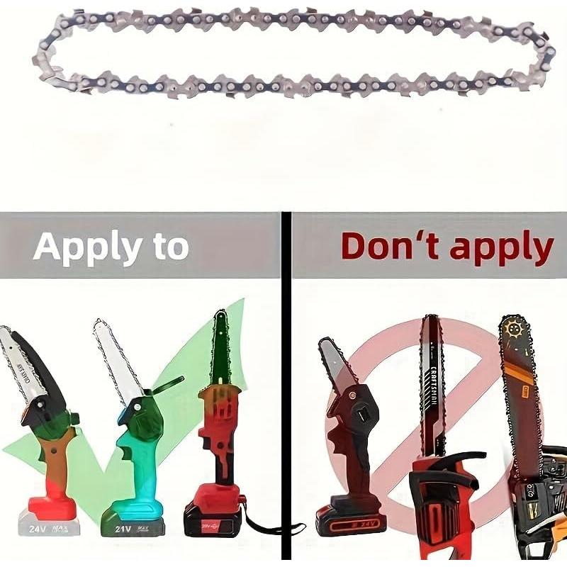 Cadenas de Reemplazo para Mini Motosierra UYEIKMLOP 10 y 15 cm