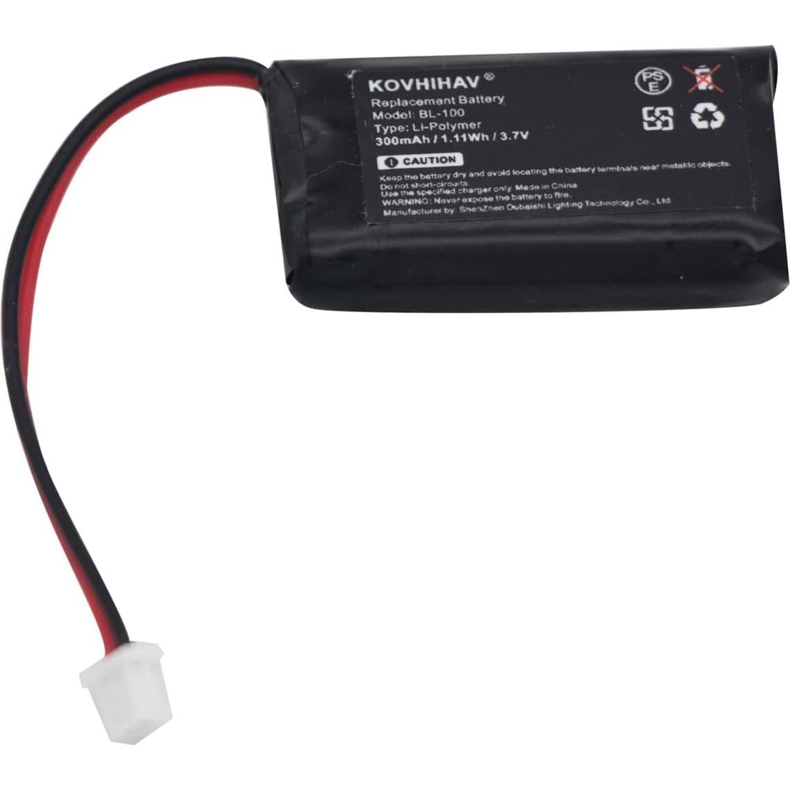 Batería de Reemplazo 3.7V 300mAh para Educador 300TS
