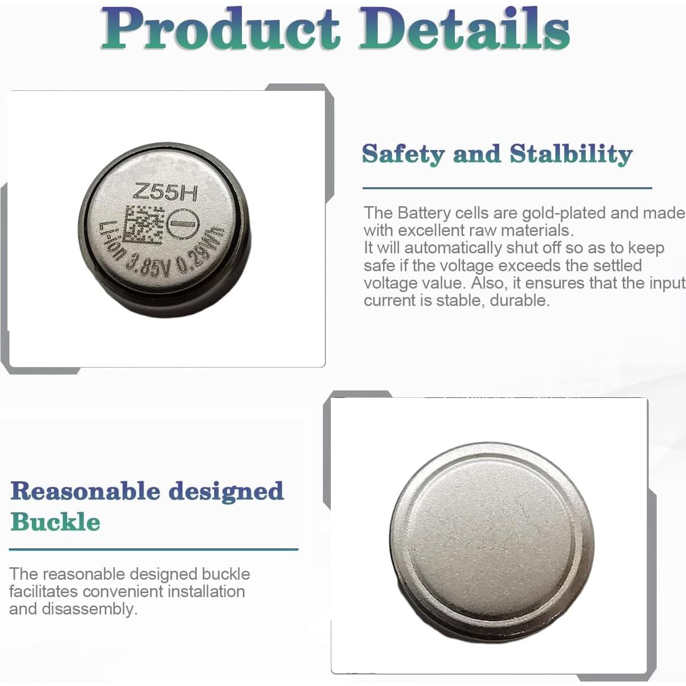 Batería de Reemplazo Z55H para Auriculares Sony WF-1000XM4