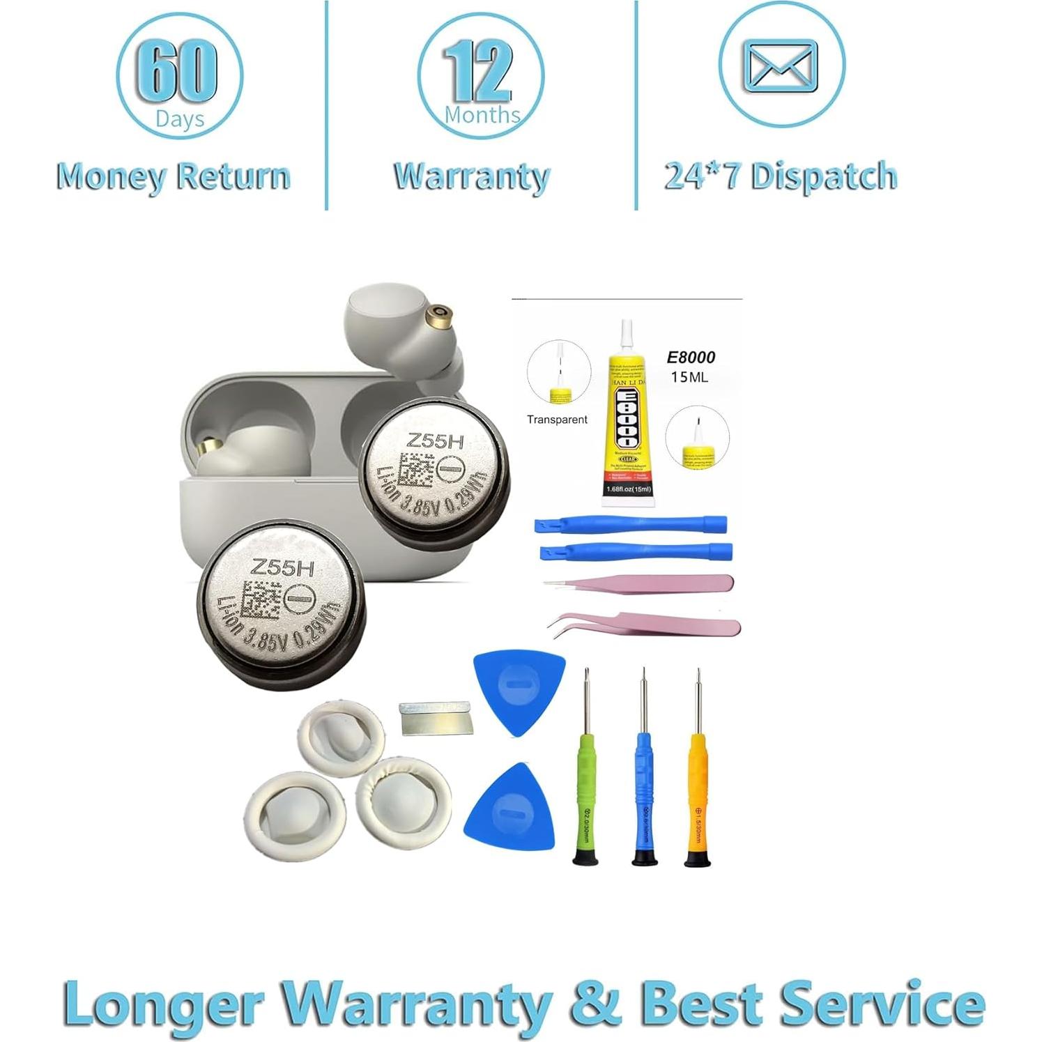 Batería de Reemplazo Z55H para Auriculares Sony WF-1000XM4