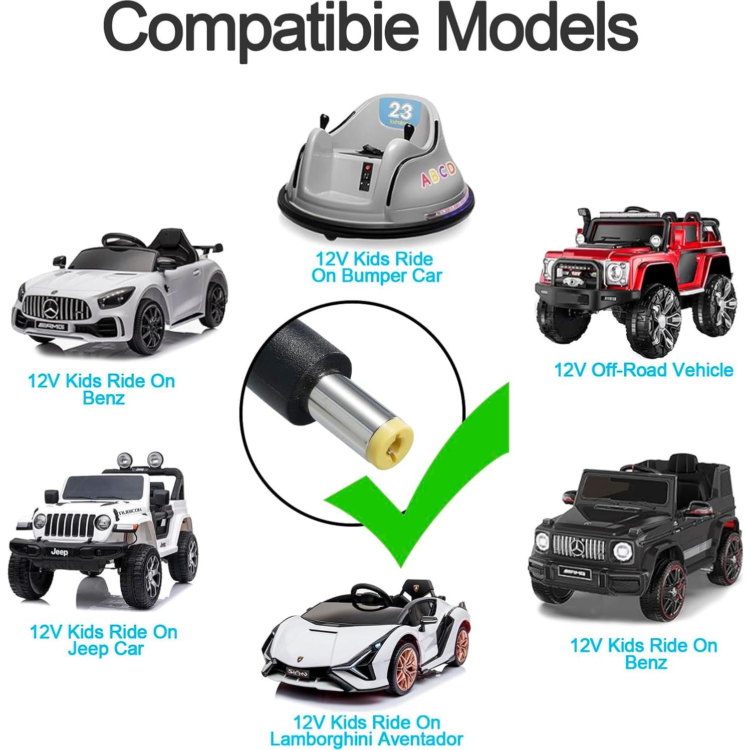 Cargador 12V TUAGUI para coche de paseo infantil - 1000mA