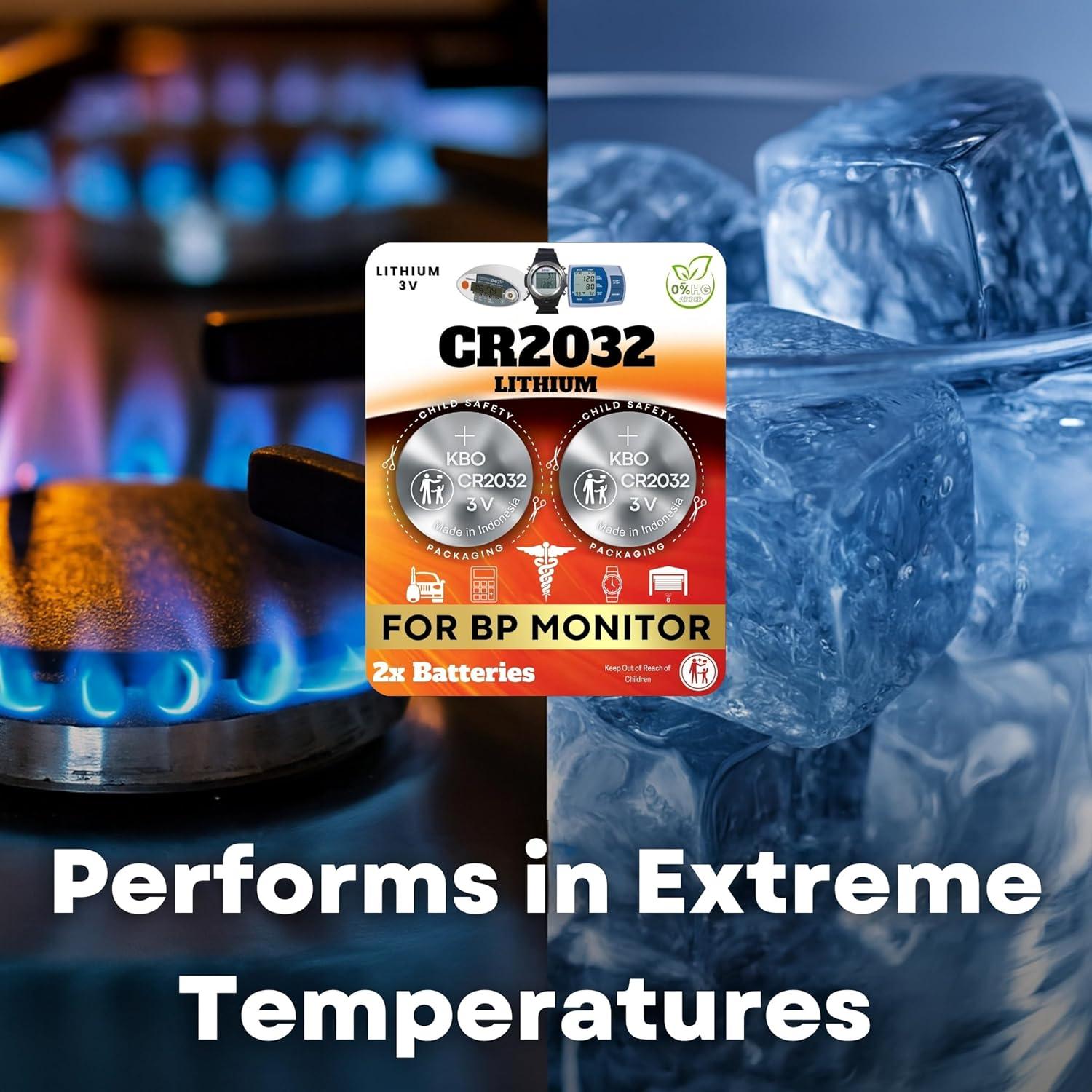 Kit de 2 Baterías CR2032 para Monitores de Presión Arterial - Key Battery Outlet