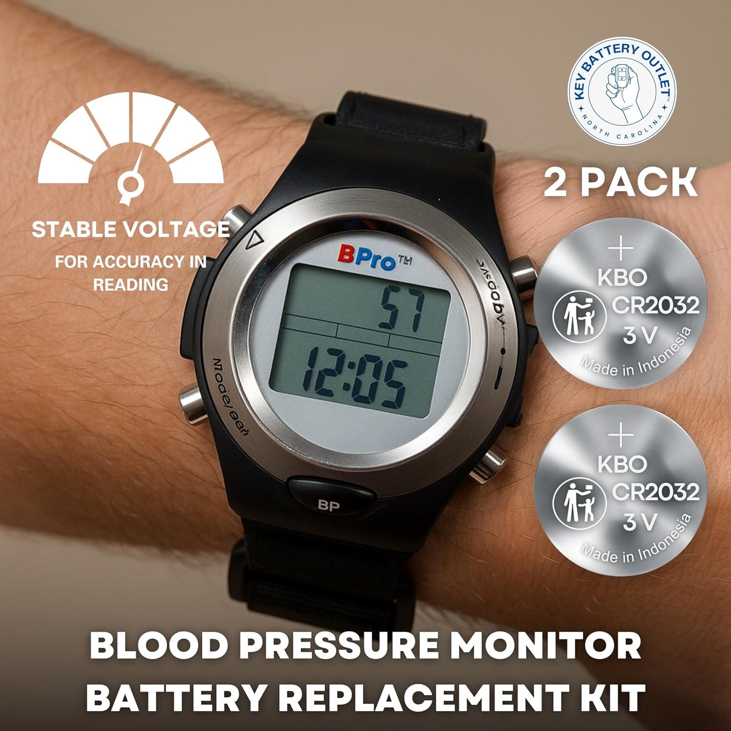 Kit de 2 Baterías CR2032 para Monitores de Presión Arterial - Key Battery Outlet