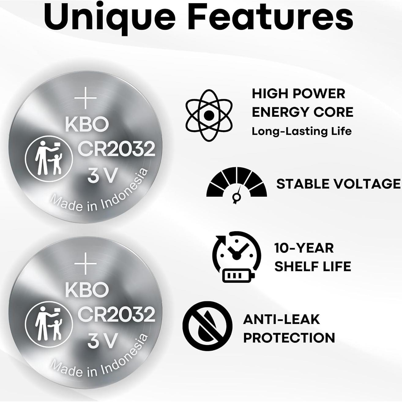 Kit de 2 Baterías CR2032 para Monitores de Presión Arterial - Key Battery Outlet