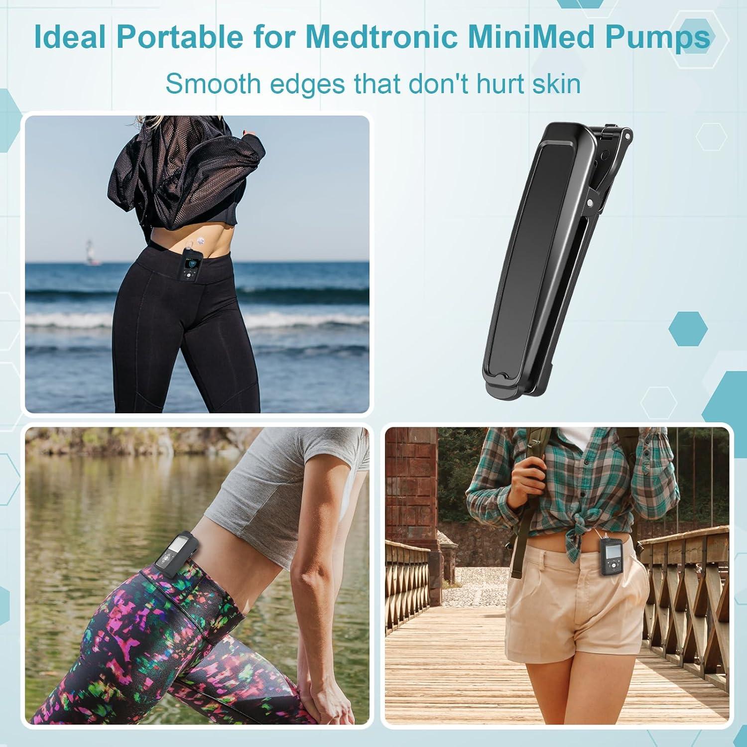 Clip de Cintura VigorKeeper 2Pcs para Bomba Medtronic MiniMed 780G 770G 670G 630G 640G