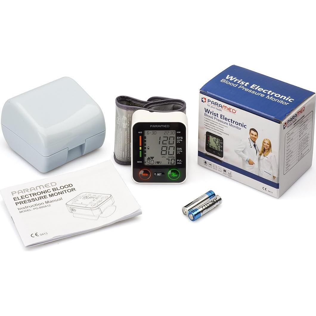 Monitor de Presión Arterial Automático Paramed PG-800A12 con Estuche